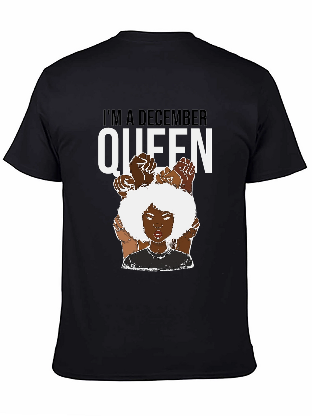 December Queen Graphic Tee - Black