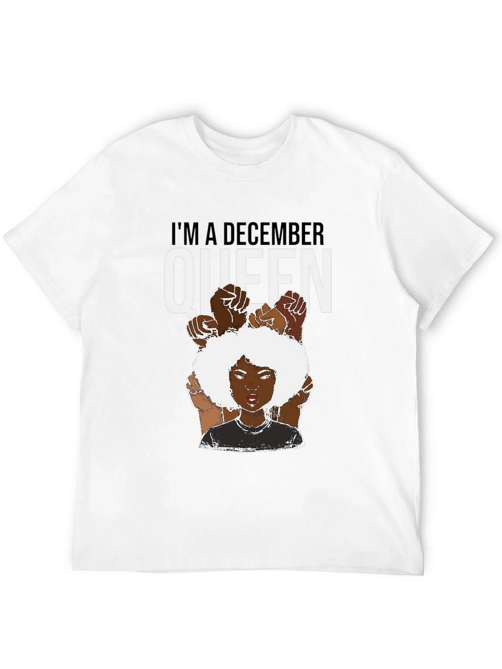December Queen Graphic Tee - Black