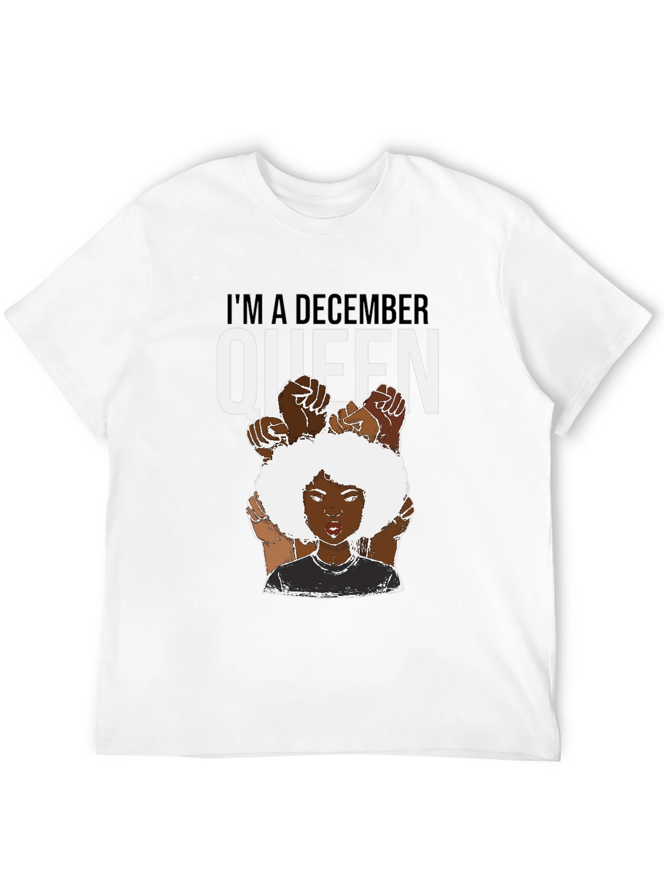 December Queen Graphic Tee - Black
