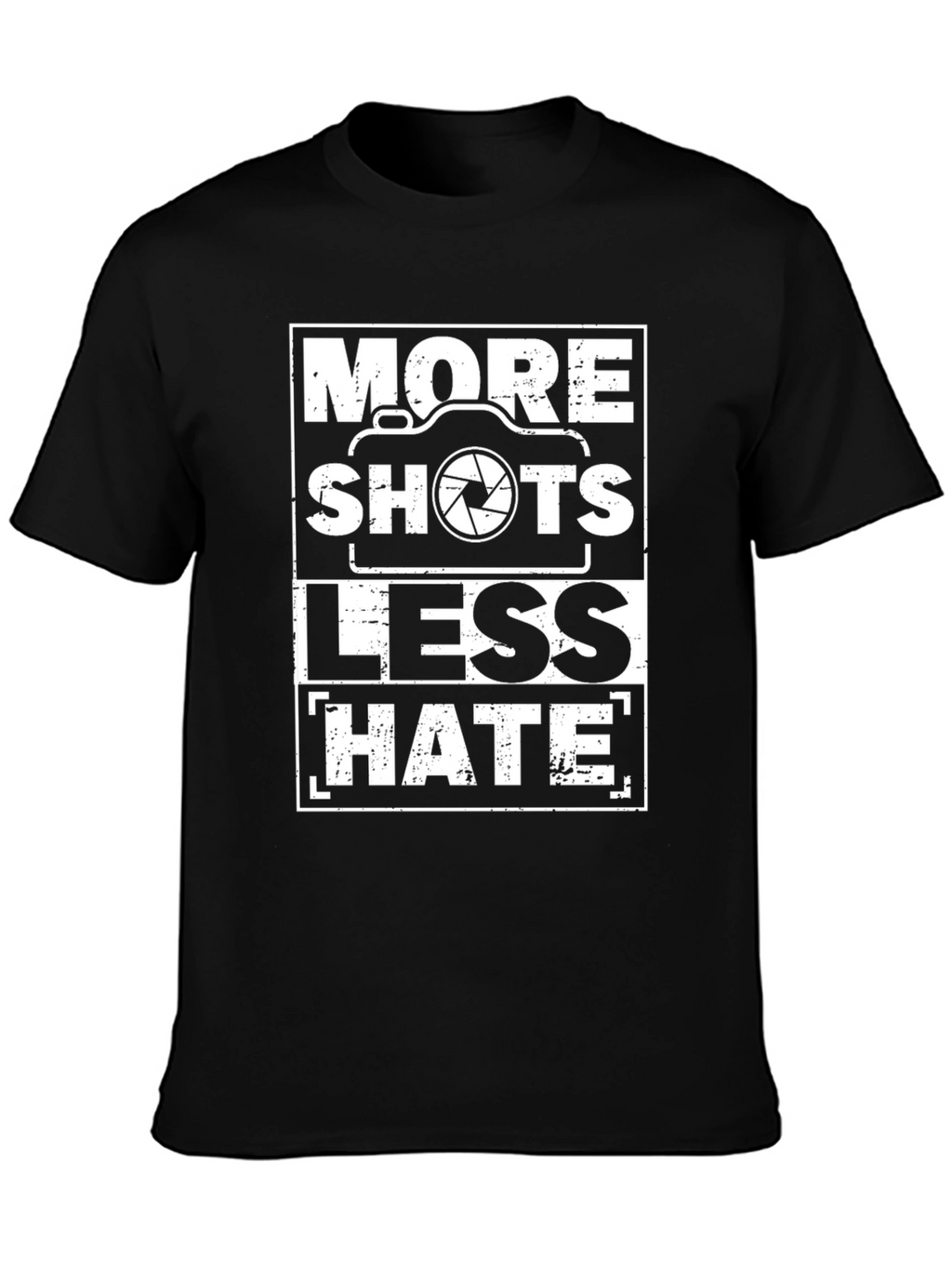 More Shots Less Hate - Graphic T-Shirt