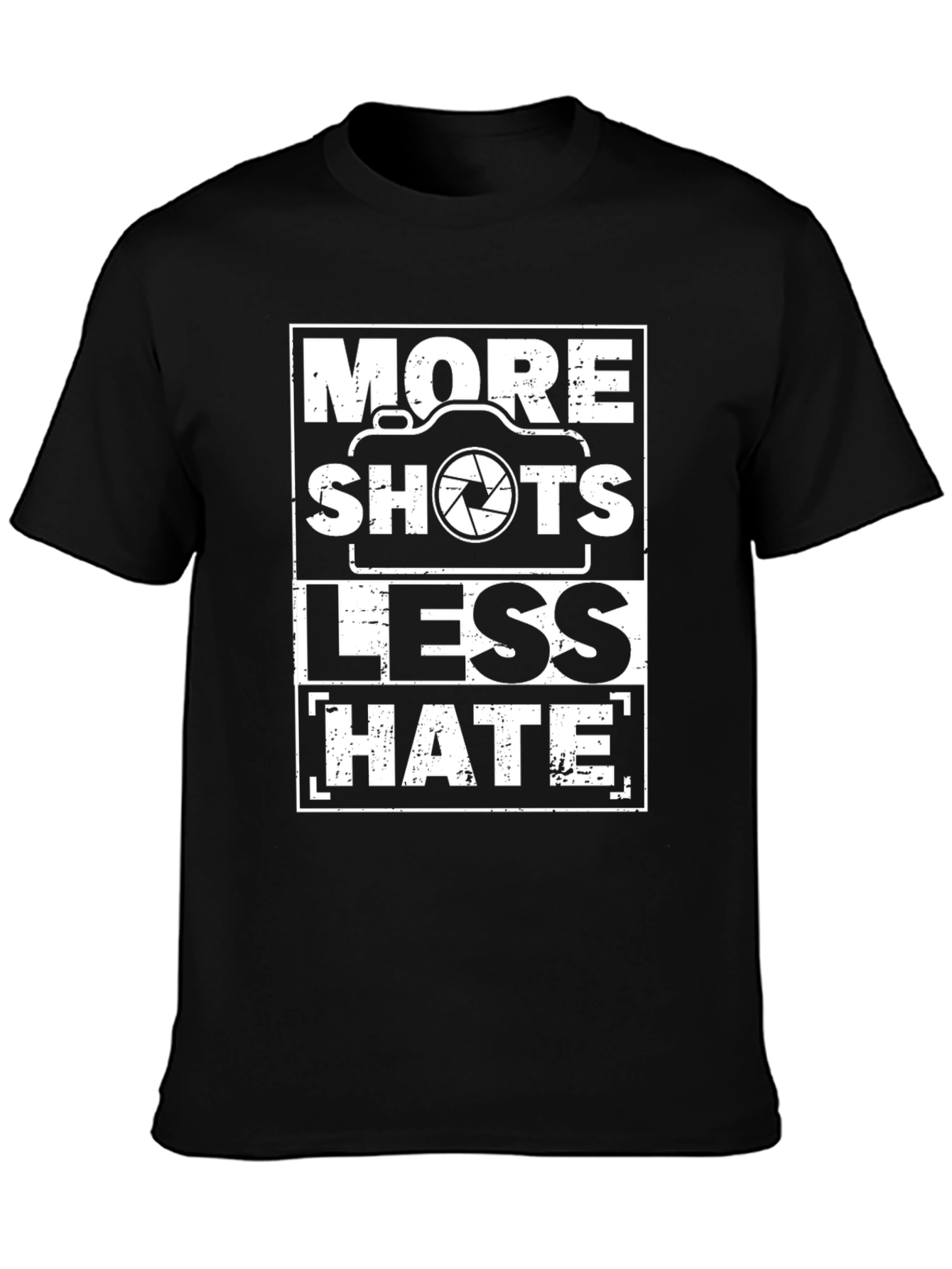 More Shots Less Hate - Graphic T-Shirt