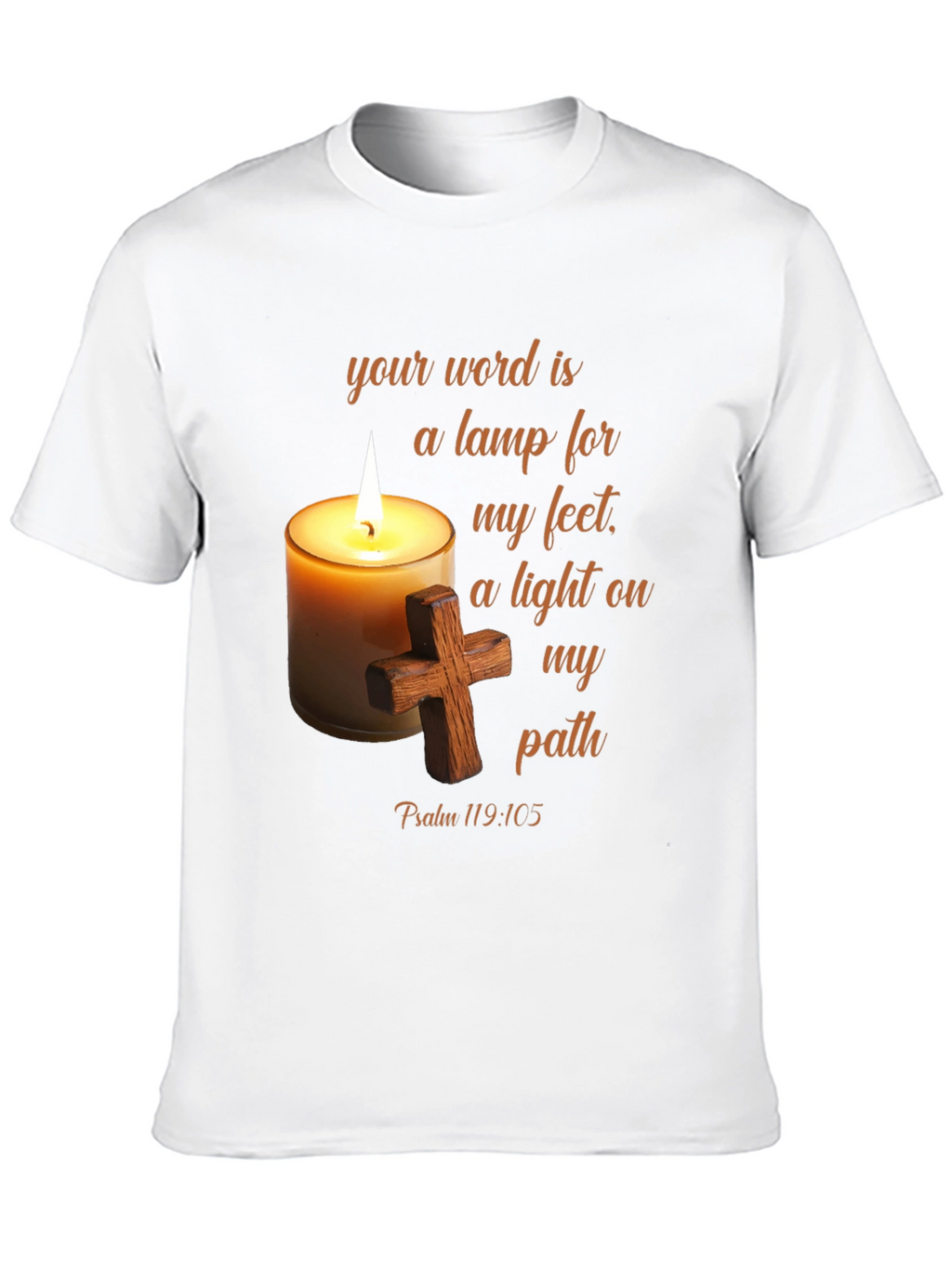 Faith Inspired T-Shirt - Psalm 119:105