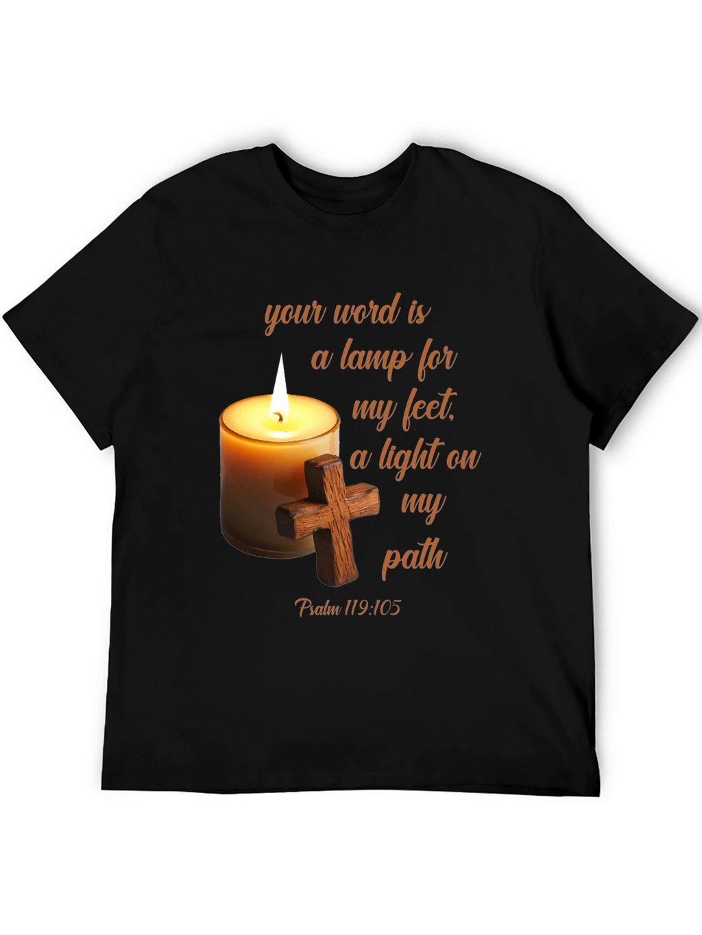 Faith Inspired T-Shirt - Psalm 119:105