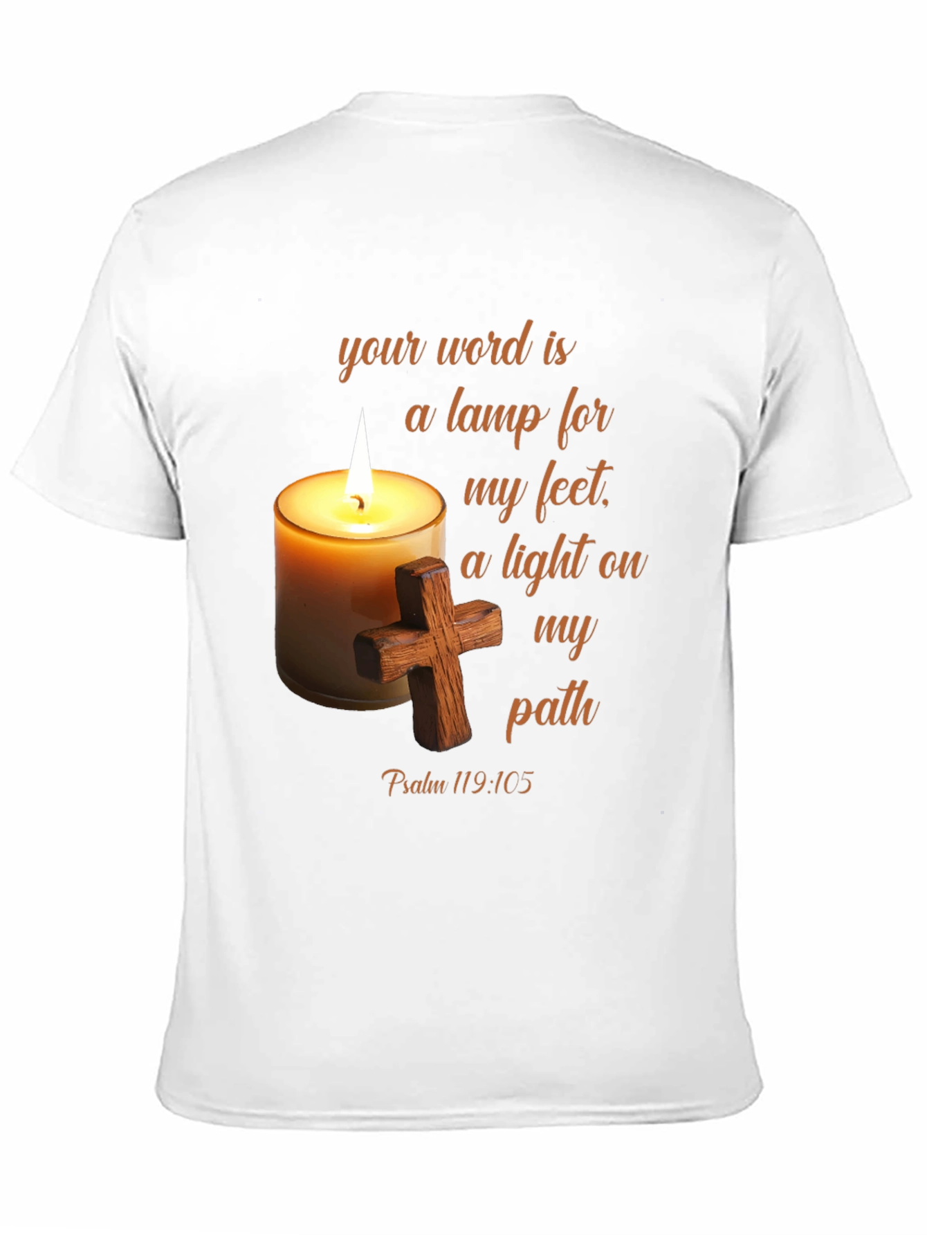 Faith Inspired T-Shirt - Psalm 119:105