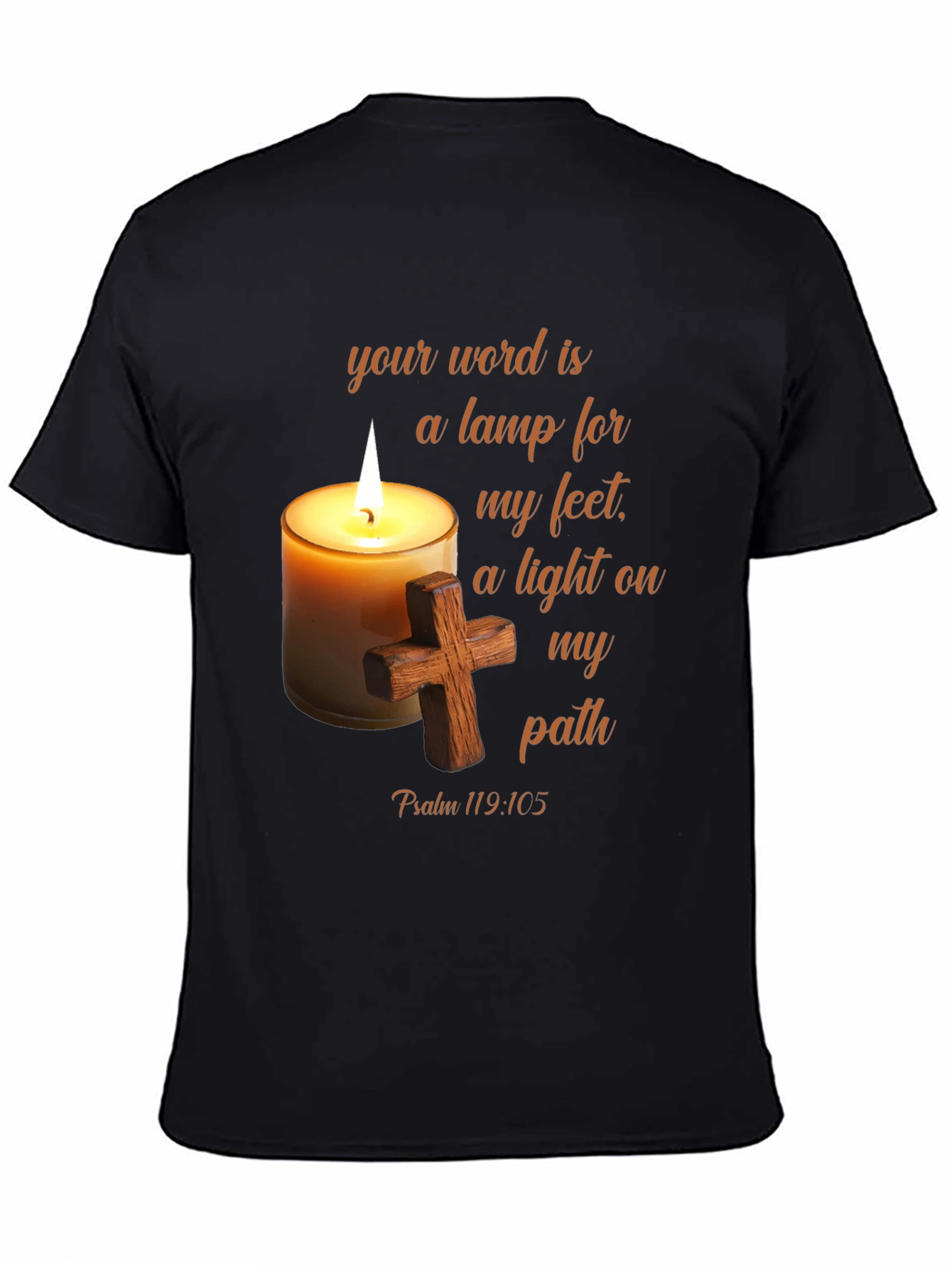 Faith Inspired T-Shirt - Psalm 119:105