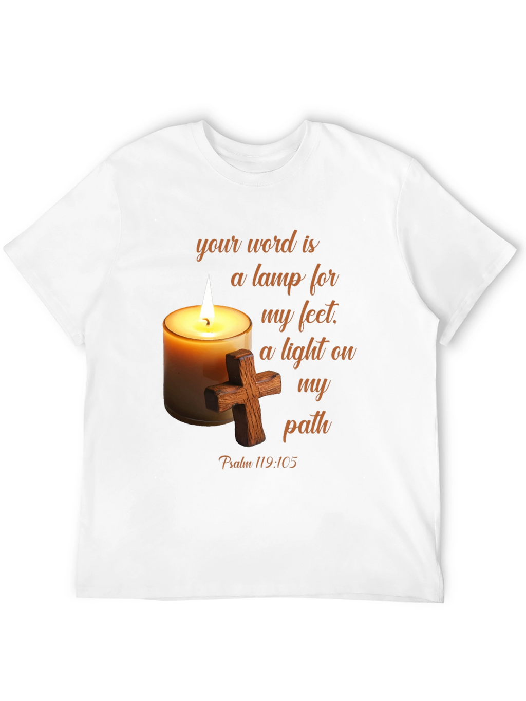 Faith Inspired T-Shirt - Psalm 119:105