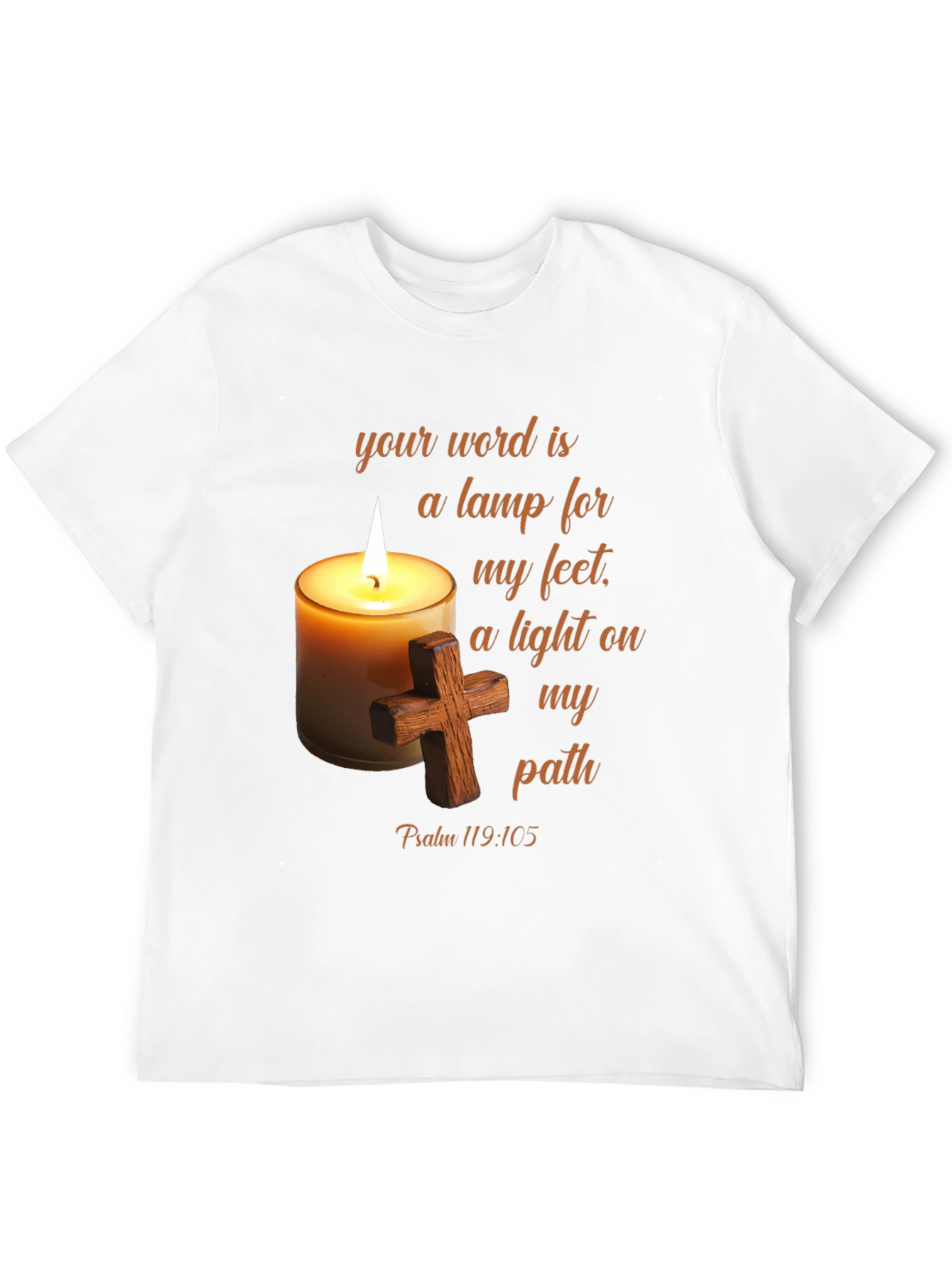 Faith Inspired T-Shirt - Psalm 119:105