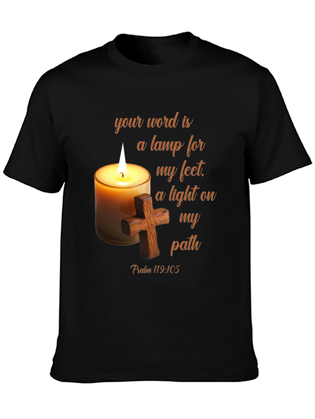 Faith Inspired T-Shirt - Psalm 119:105