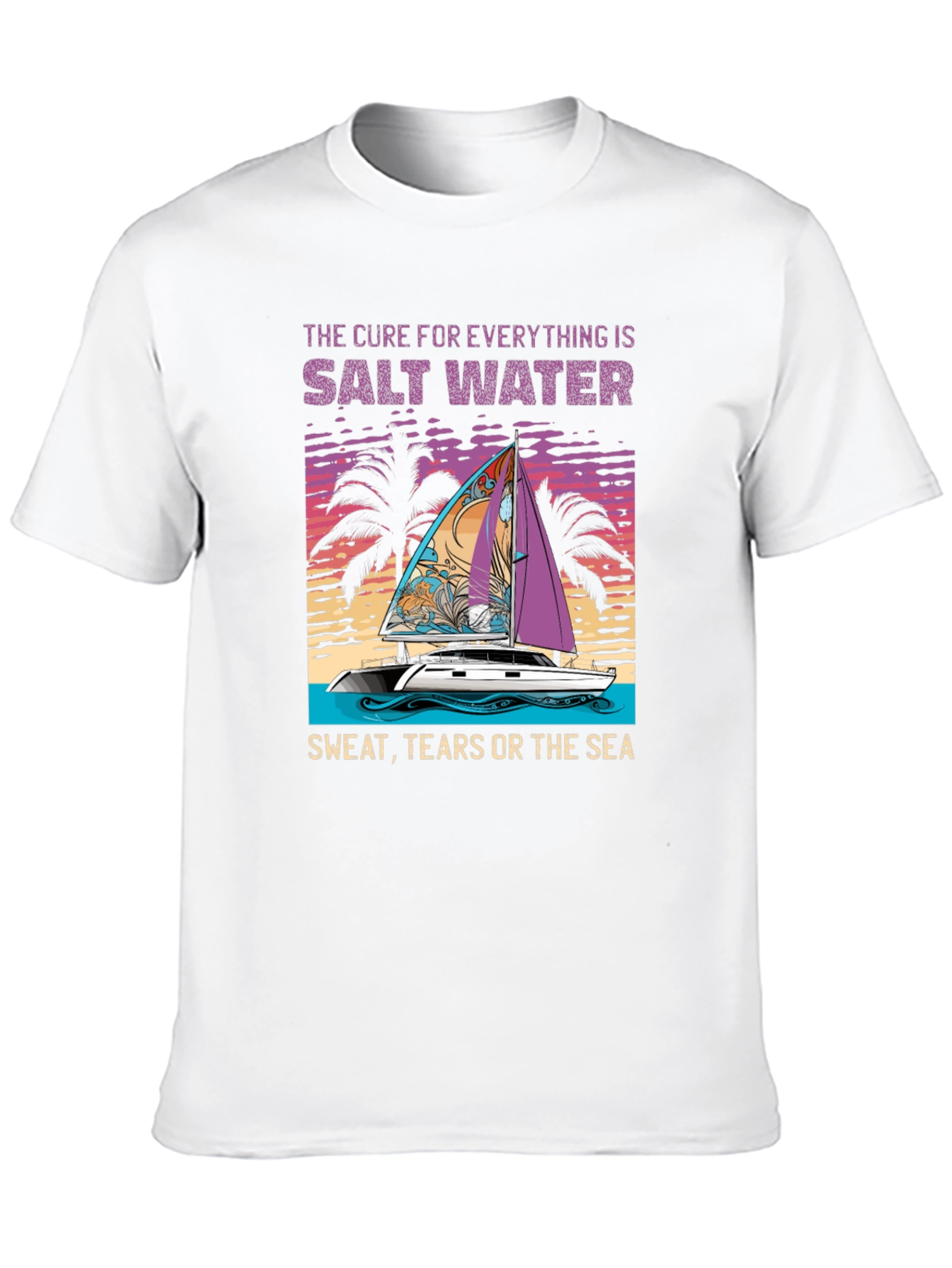 Salt Water Cure Black Graphic Tee