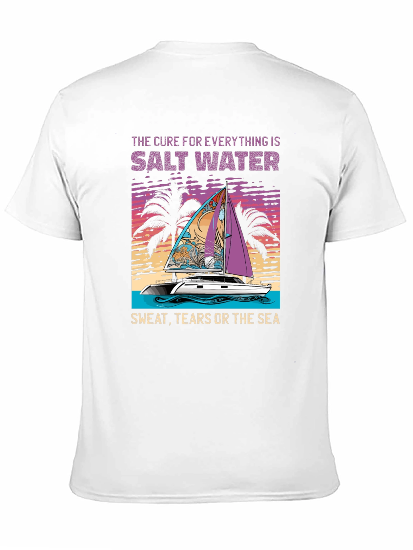 Salt Water Cure Black Graphic Tee