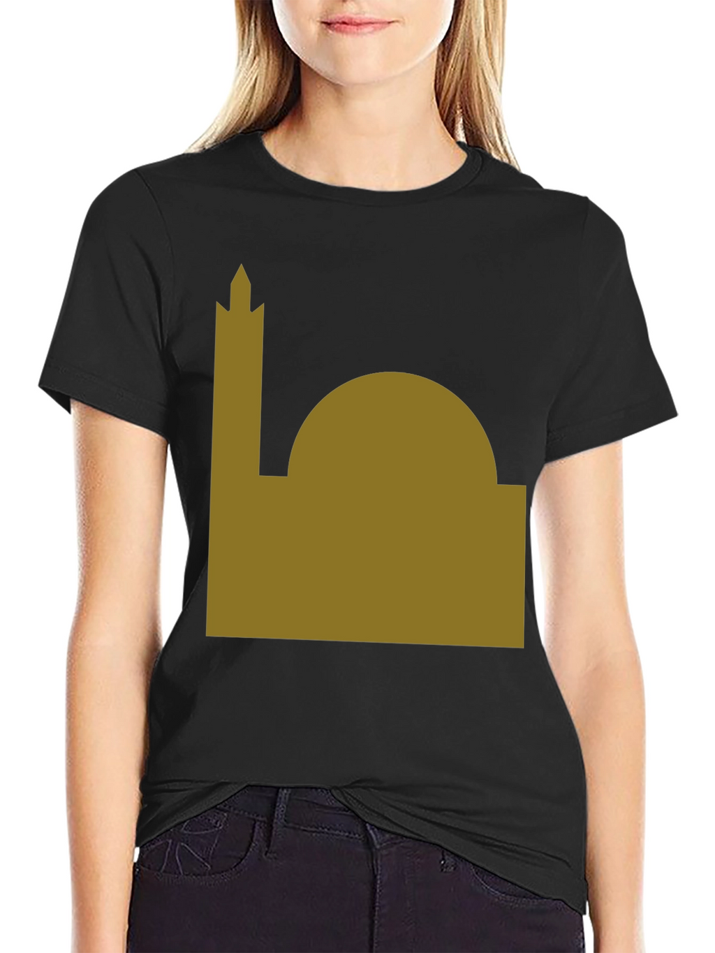 Mosque Graphic Tee - Minimalist Design
