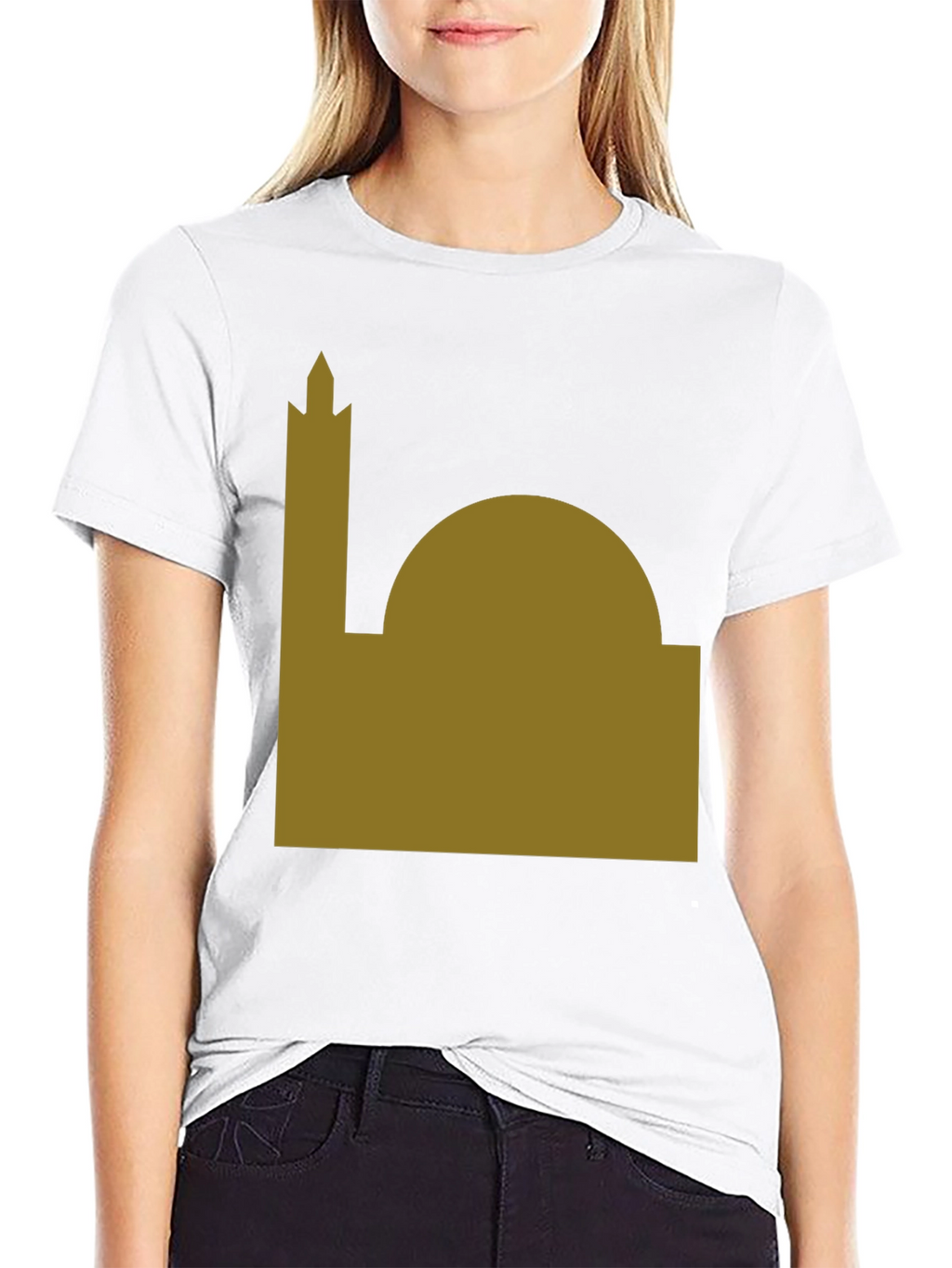 Mosque Graphic Tee - Minimalist Design