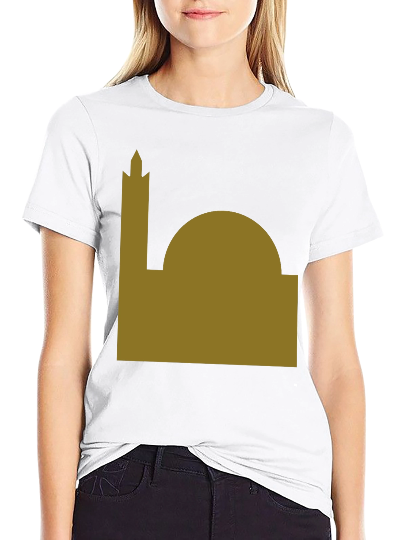 Mosque Graphic Tee - Minimalist Design