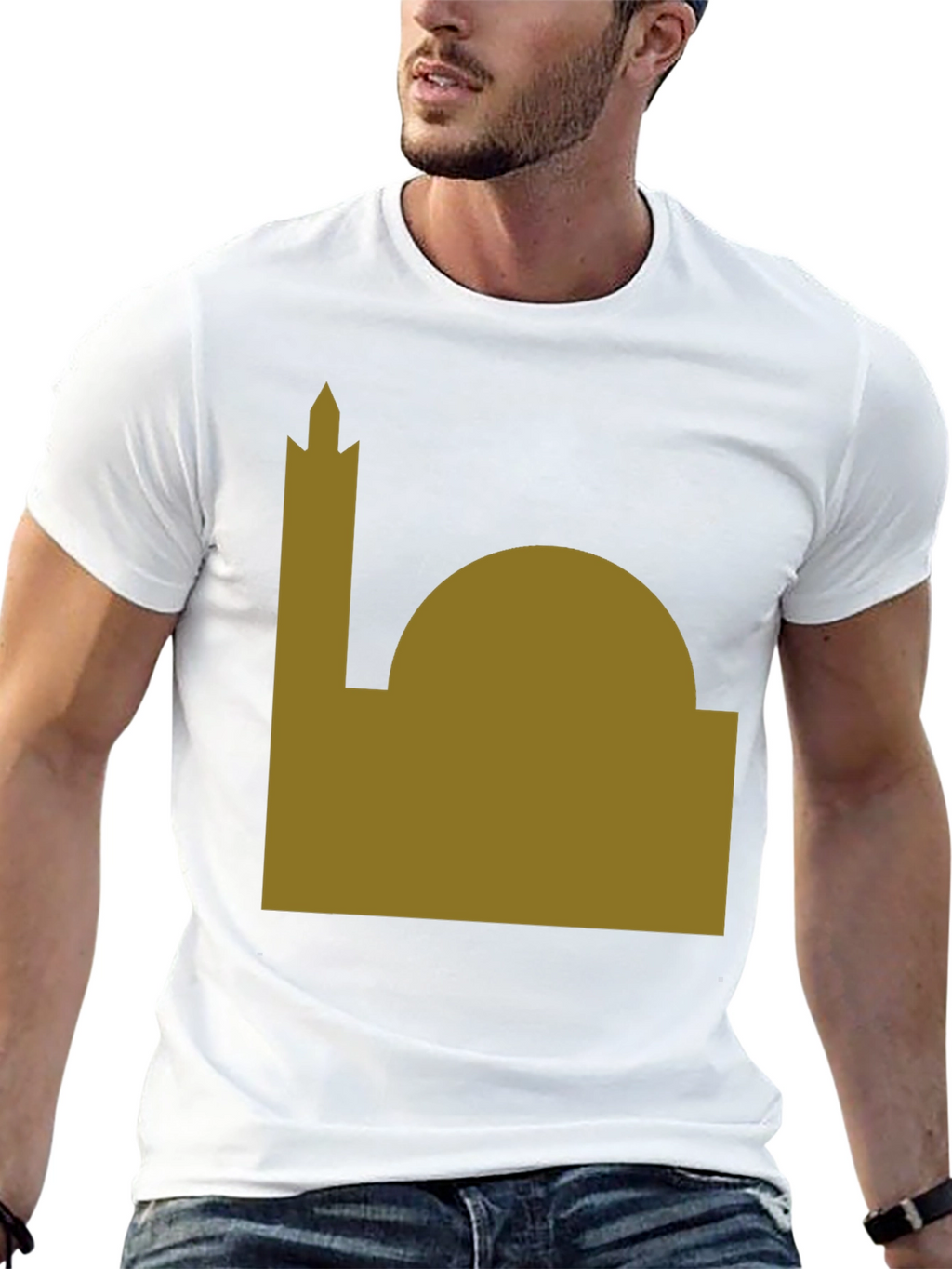 Mosque Graphic Tee - Minimalist Design
