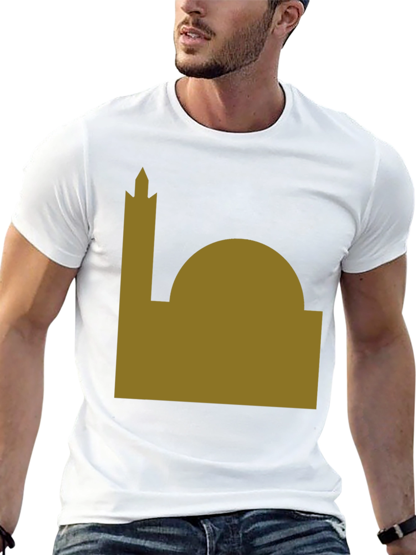 Mosque Graphic Tee - Minimalist Design