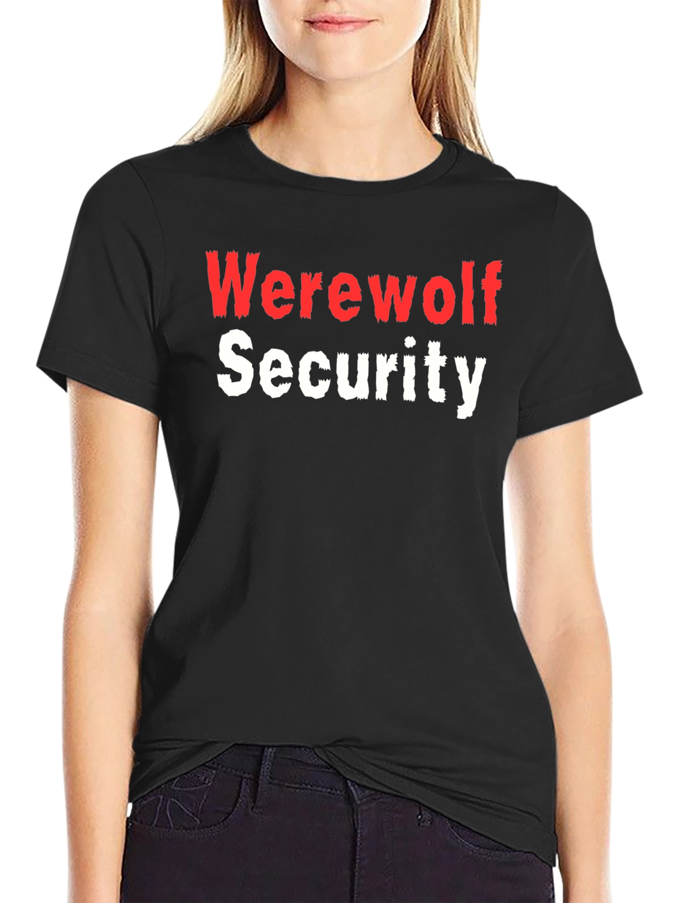 Werewolf Security Funny Novelty T-Shirt