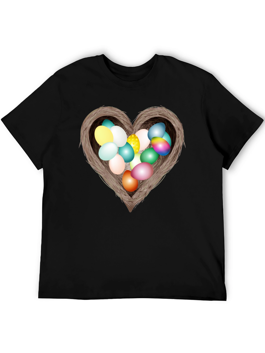 Easter Egg Nest Heart T-Shirt
