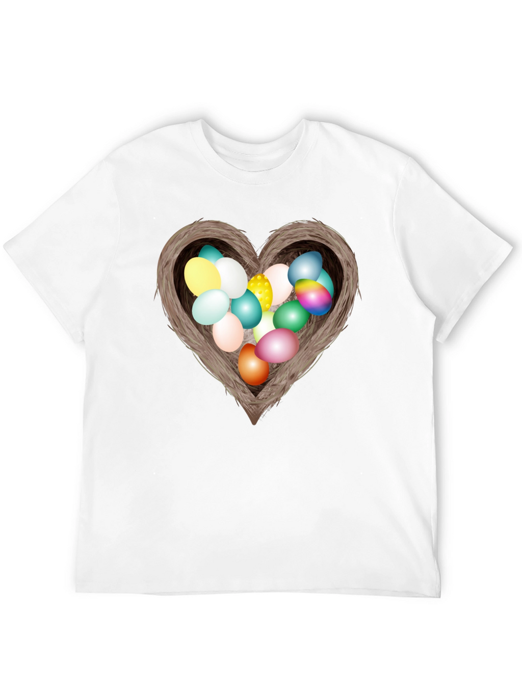 Easter Egg Nest Heart T-Shirt