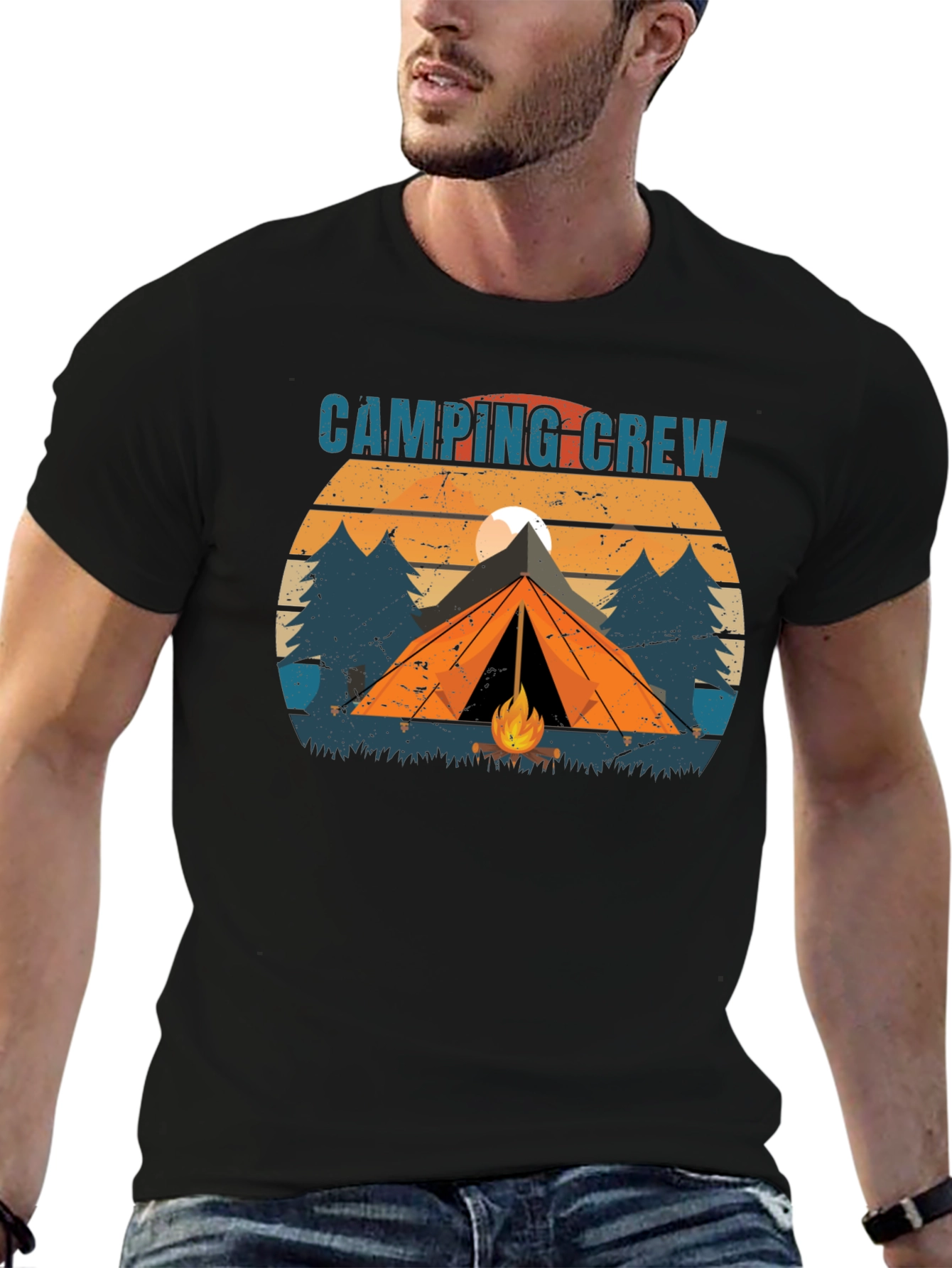 Camping Crew Graphic Tee - Adventure Ready