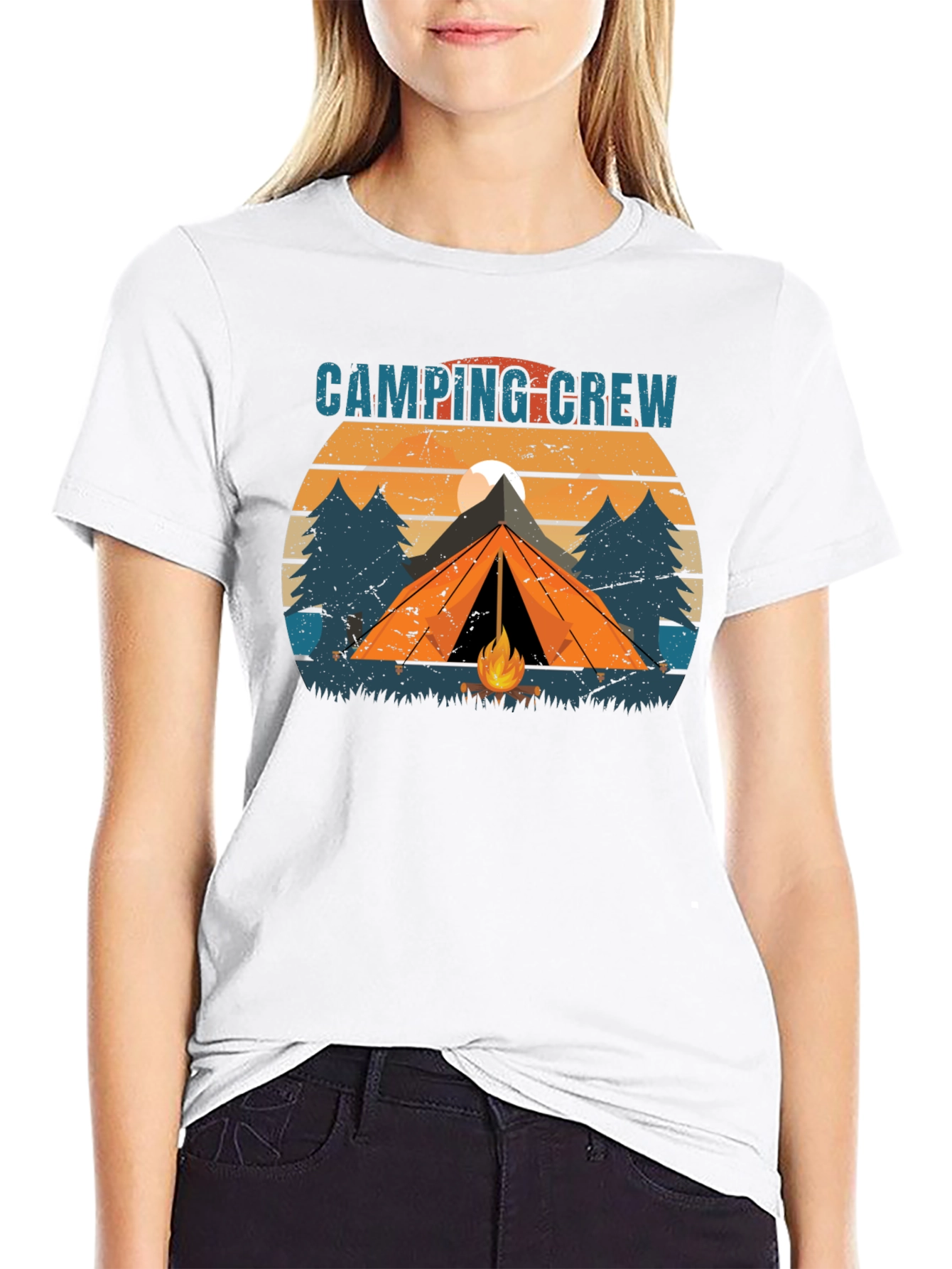 Camping Crew Graphic Tee - Adventure Ready