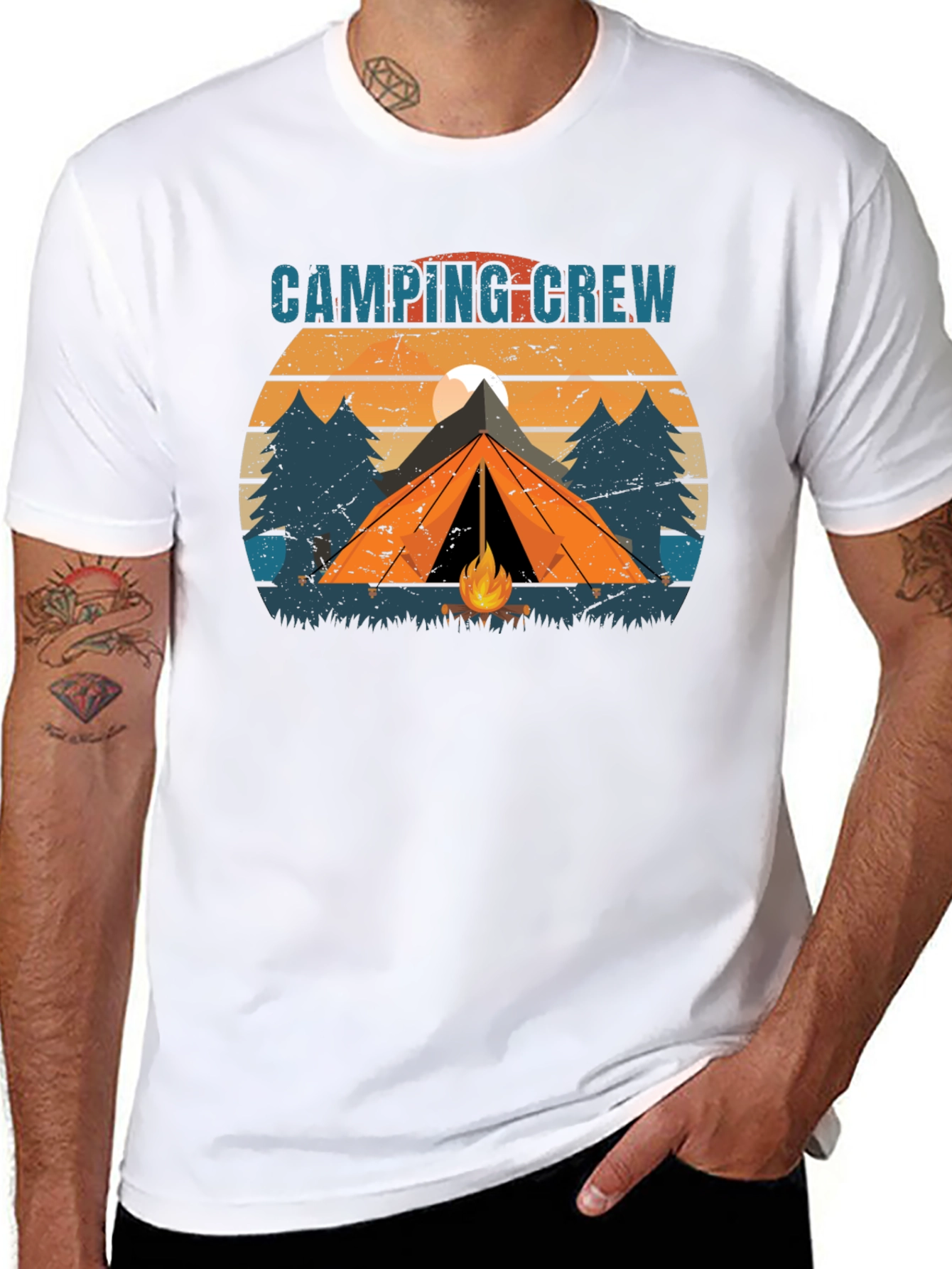 Camping Crew Graphic Tee - Adventure Ready