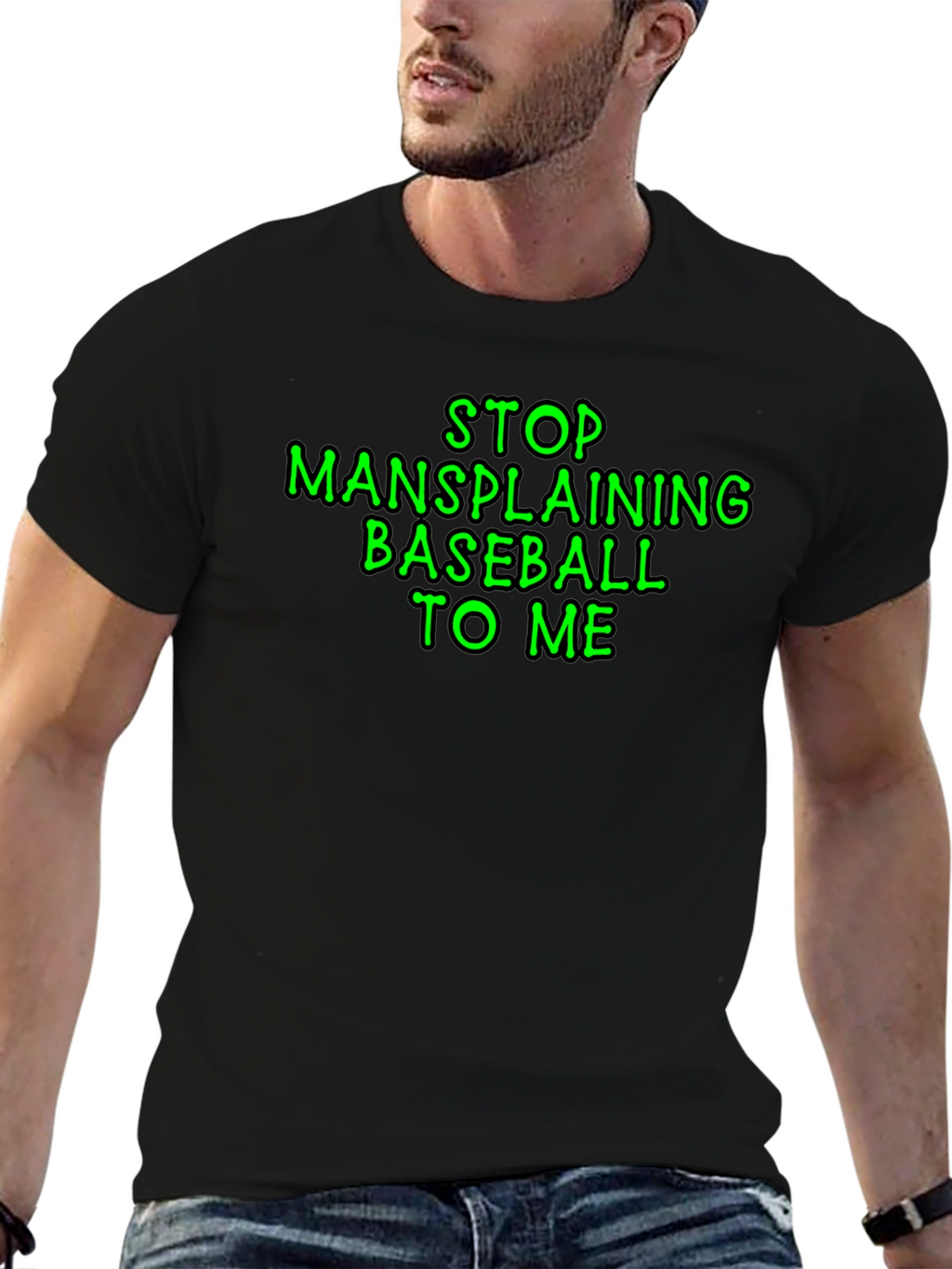 Stop Mansplaining Baseball T-Shirt