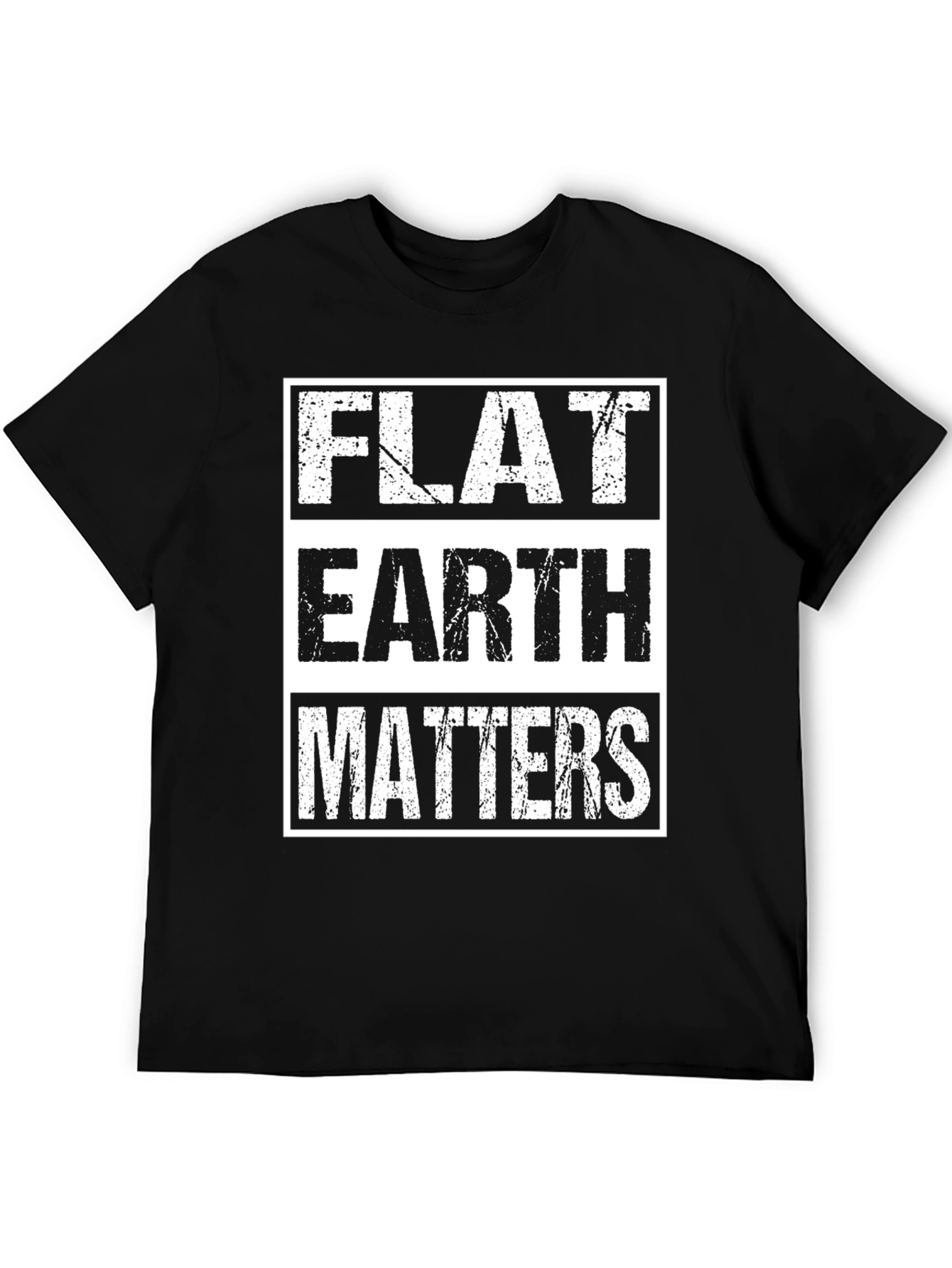 Flat Earth Matters Graphic Tee Shirt