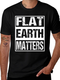 Flat Earth Matters Graphic Tee Shirt