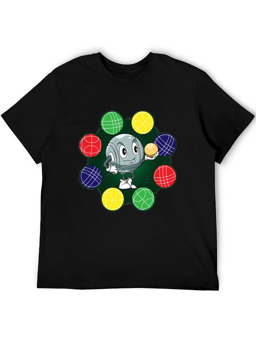 Cartoon Bocce Ball T-Shirt