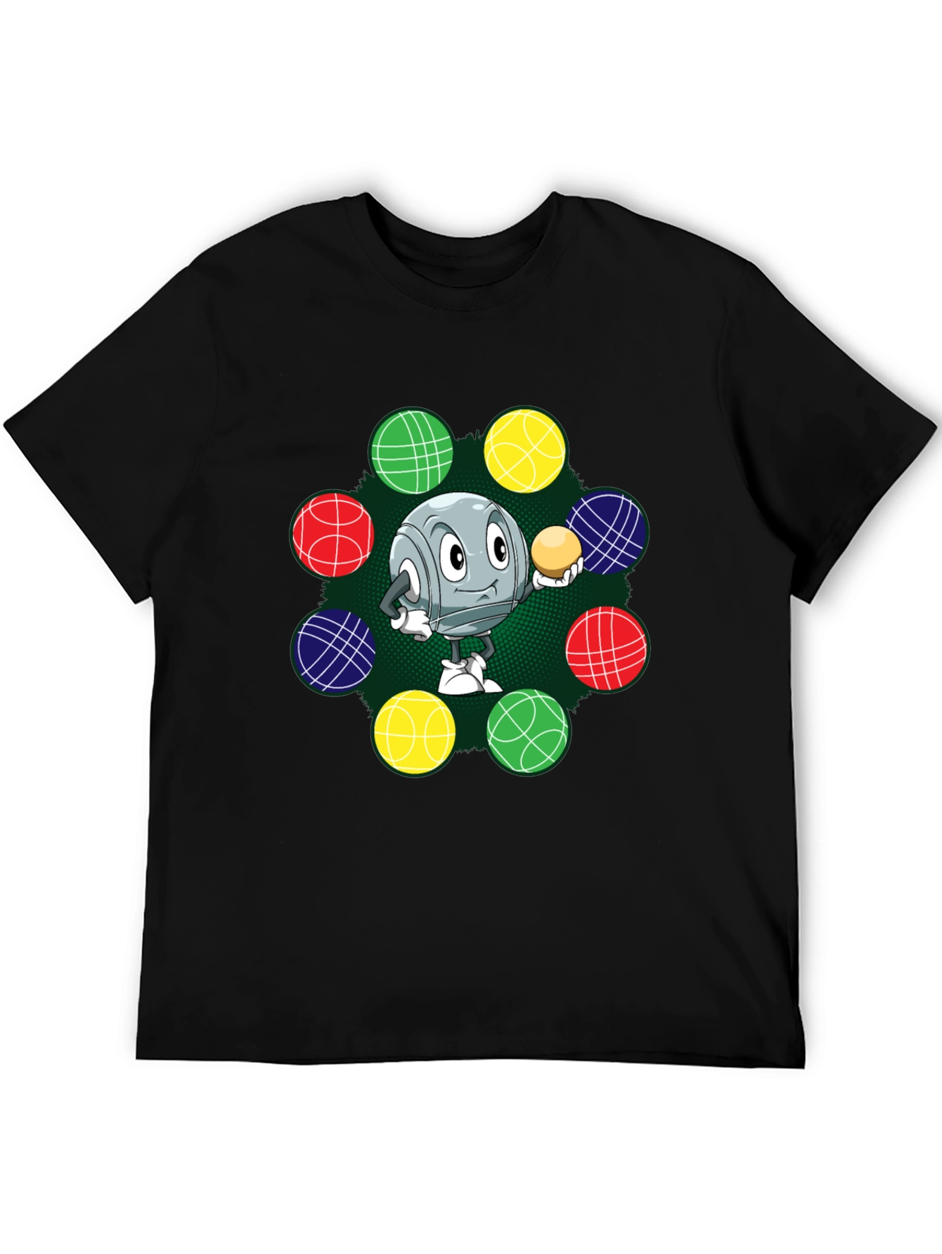Cartoon Bocce Ball T-Shirt