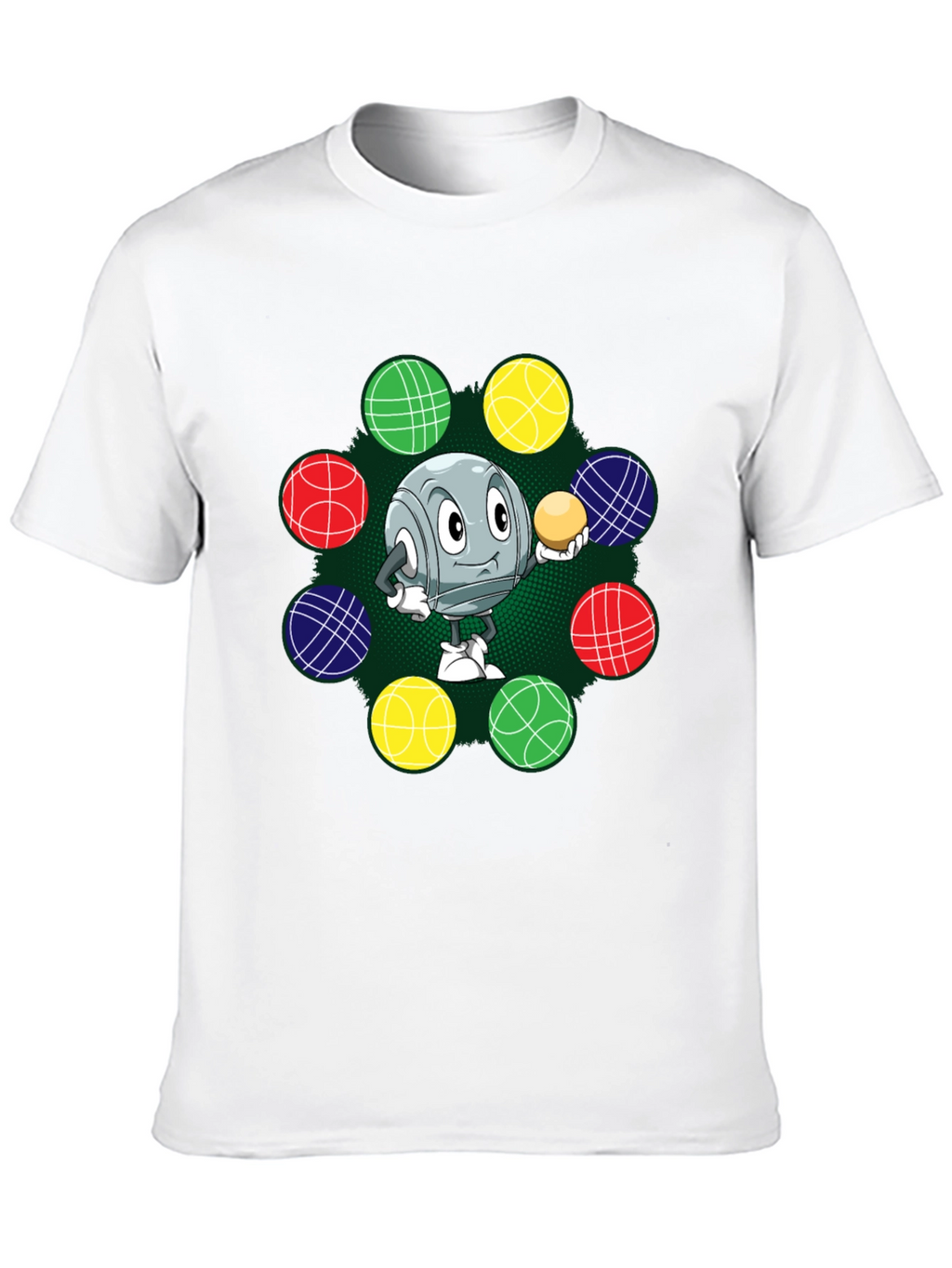 Cartoon Bocce Ball T-Shirt