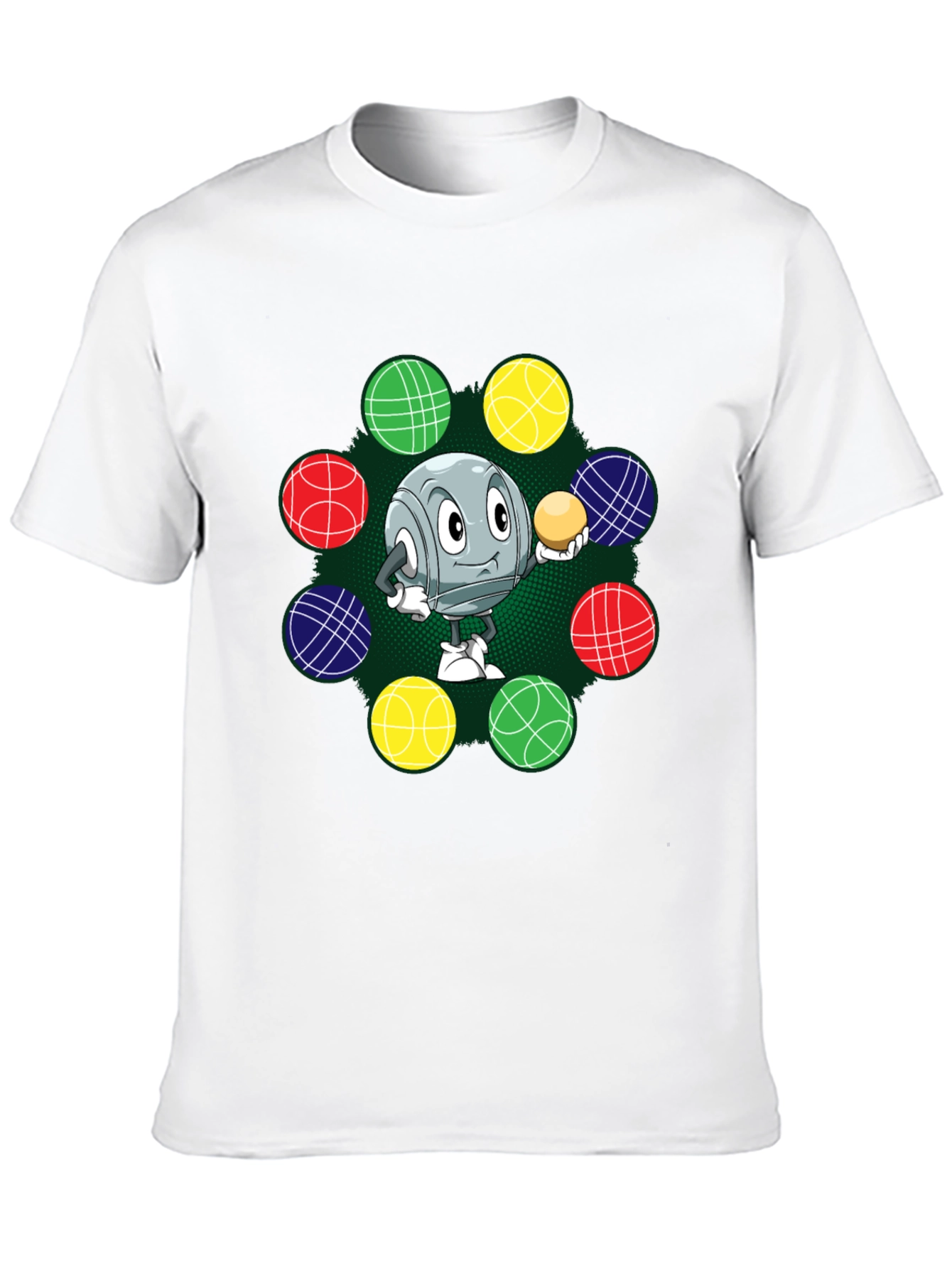 Cartoon Bocce Ball T-Shirt