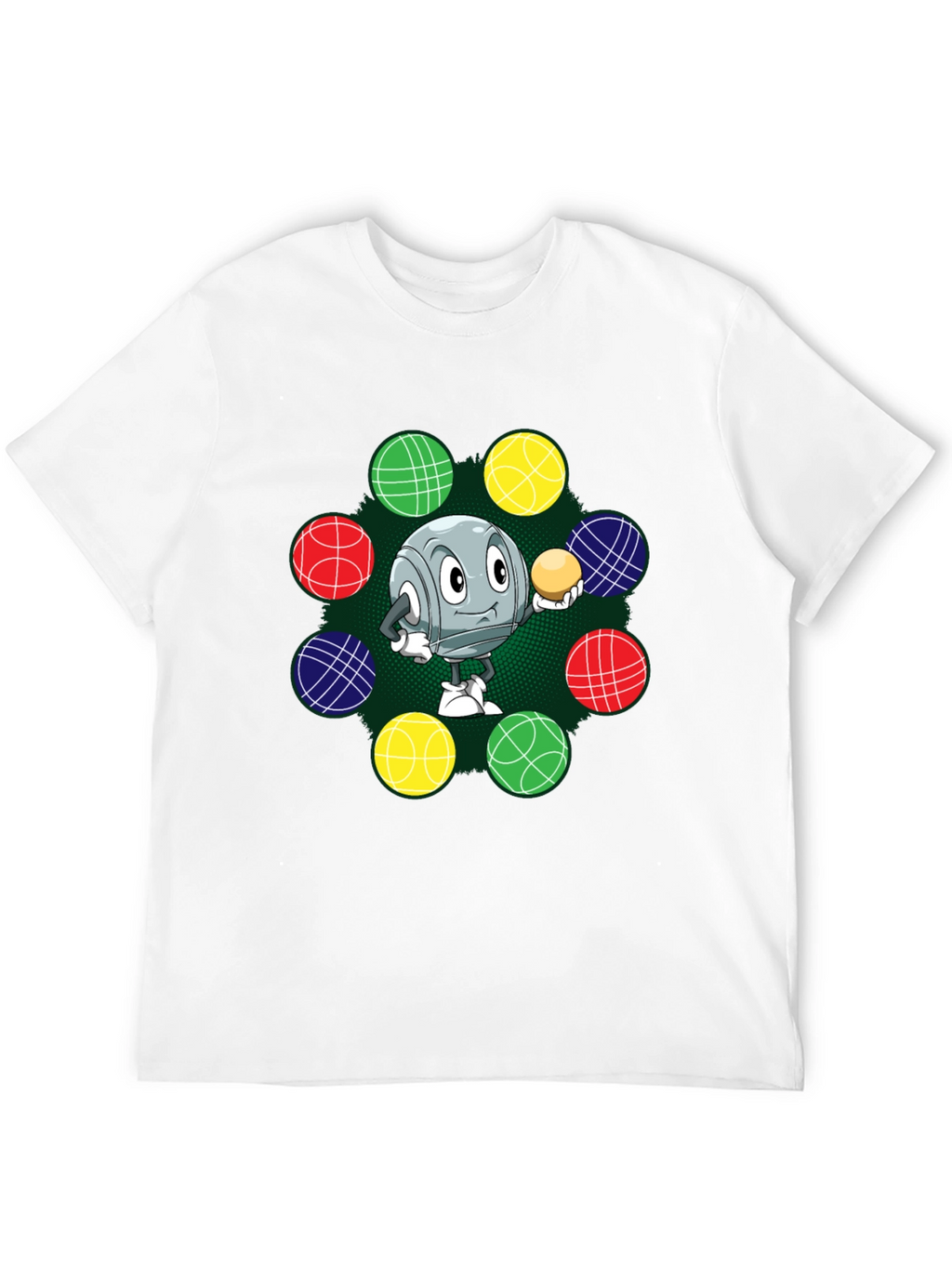 Cartoon Bocce Ball T-Shirt