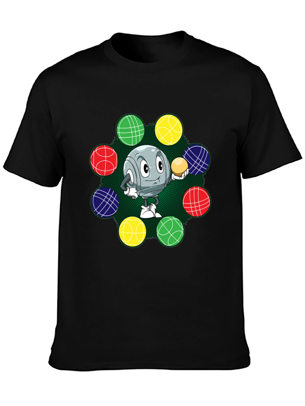 Cartoon Bocce Ball T-Shirt