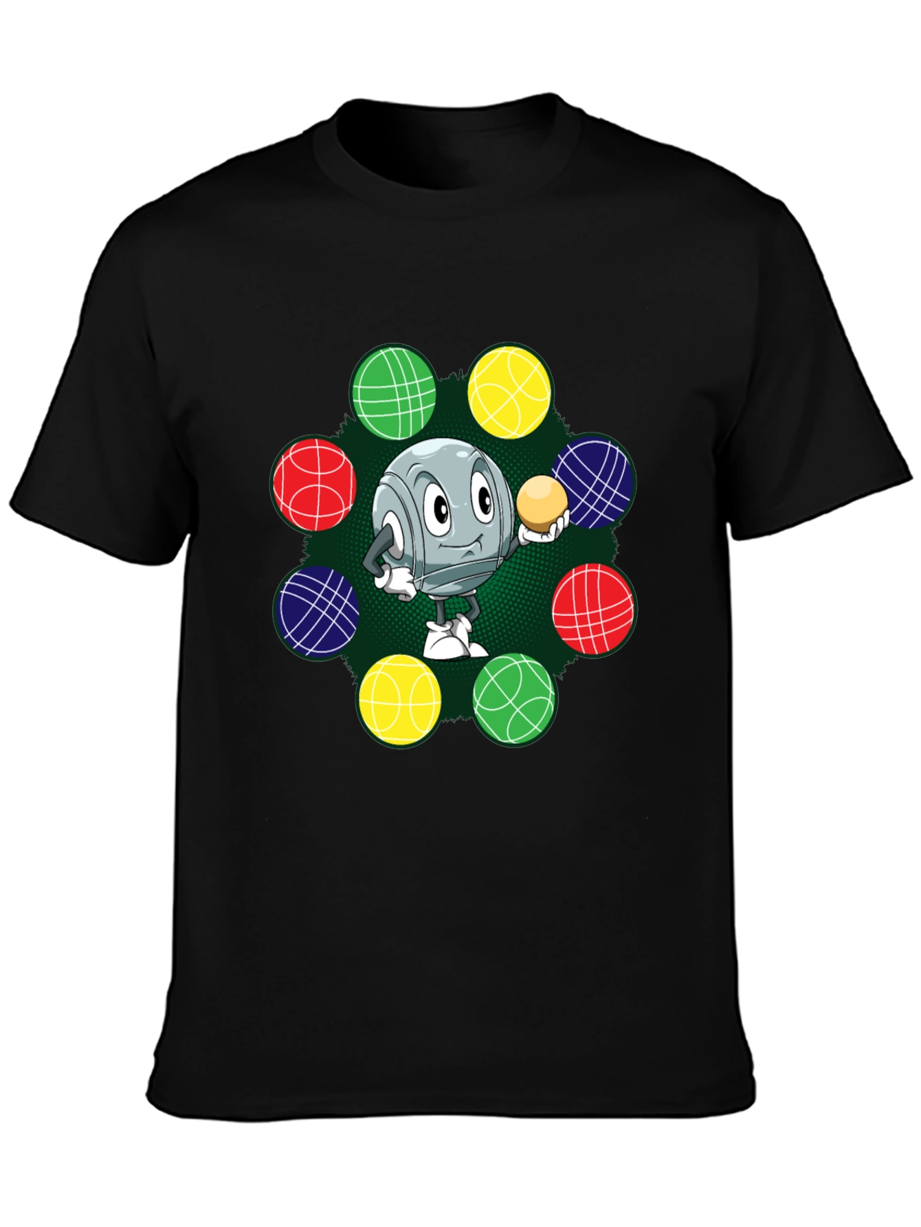 Cartoon Bocce Ball T-Shirt