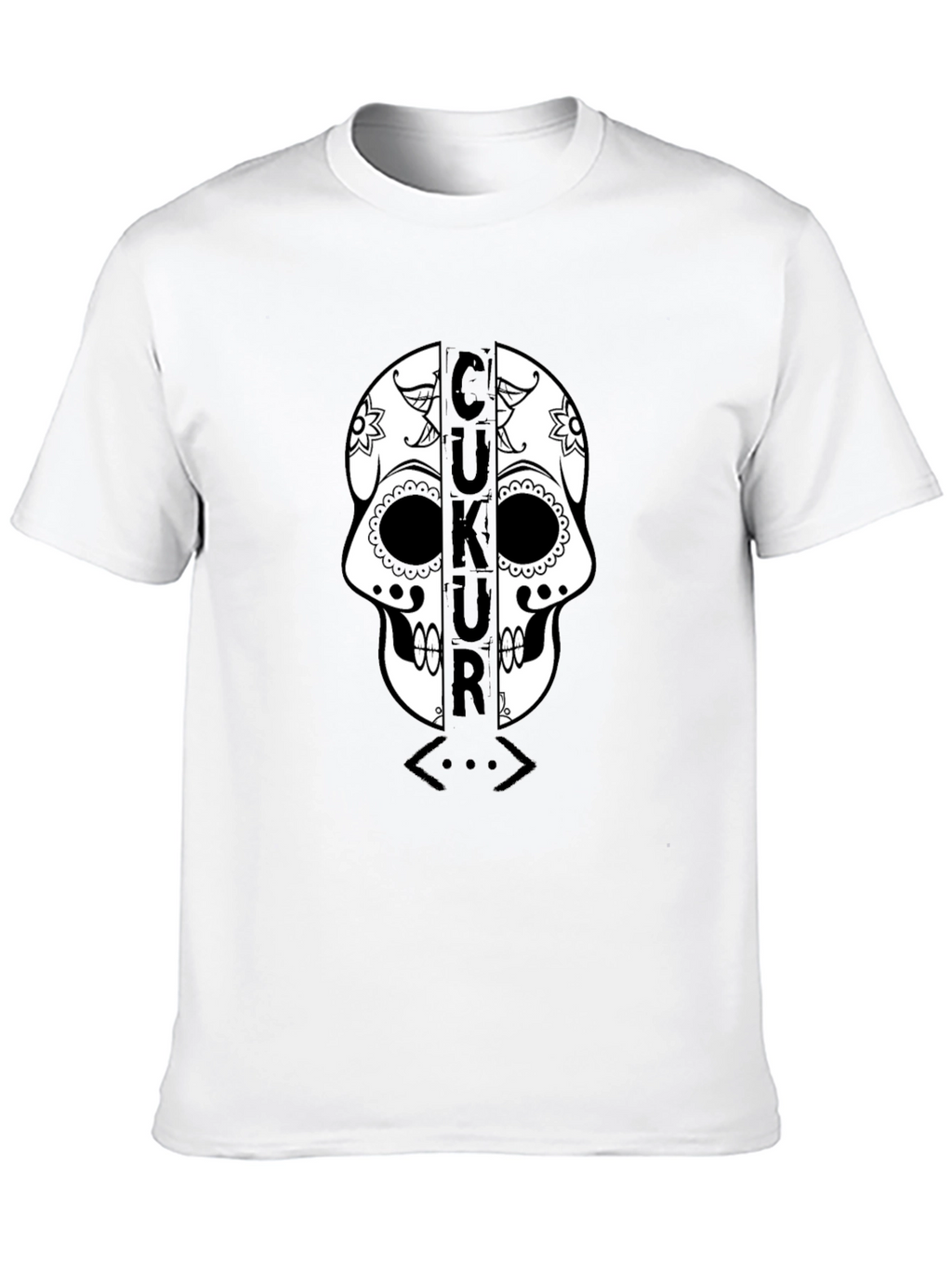 Çukur Skull T-Shirt - Black Graphic Tee