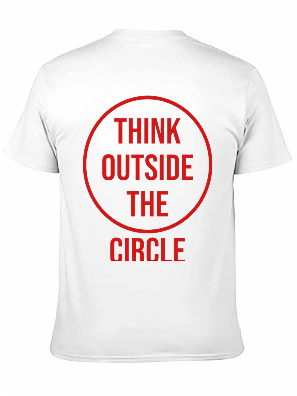 Think Outside the Circle Graphic T-Shirt