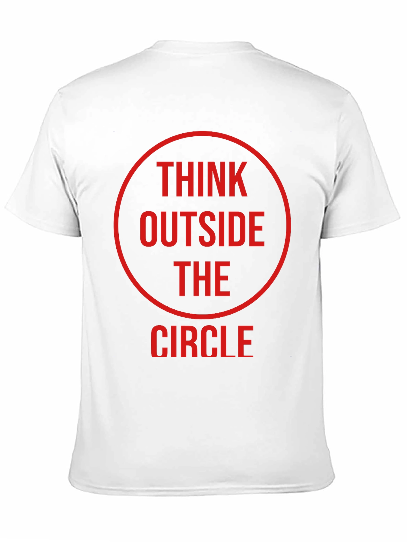 Think Outside the Circle Graphic T-Shirt