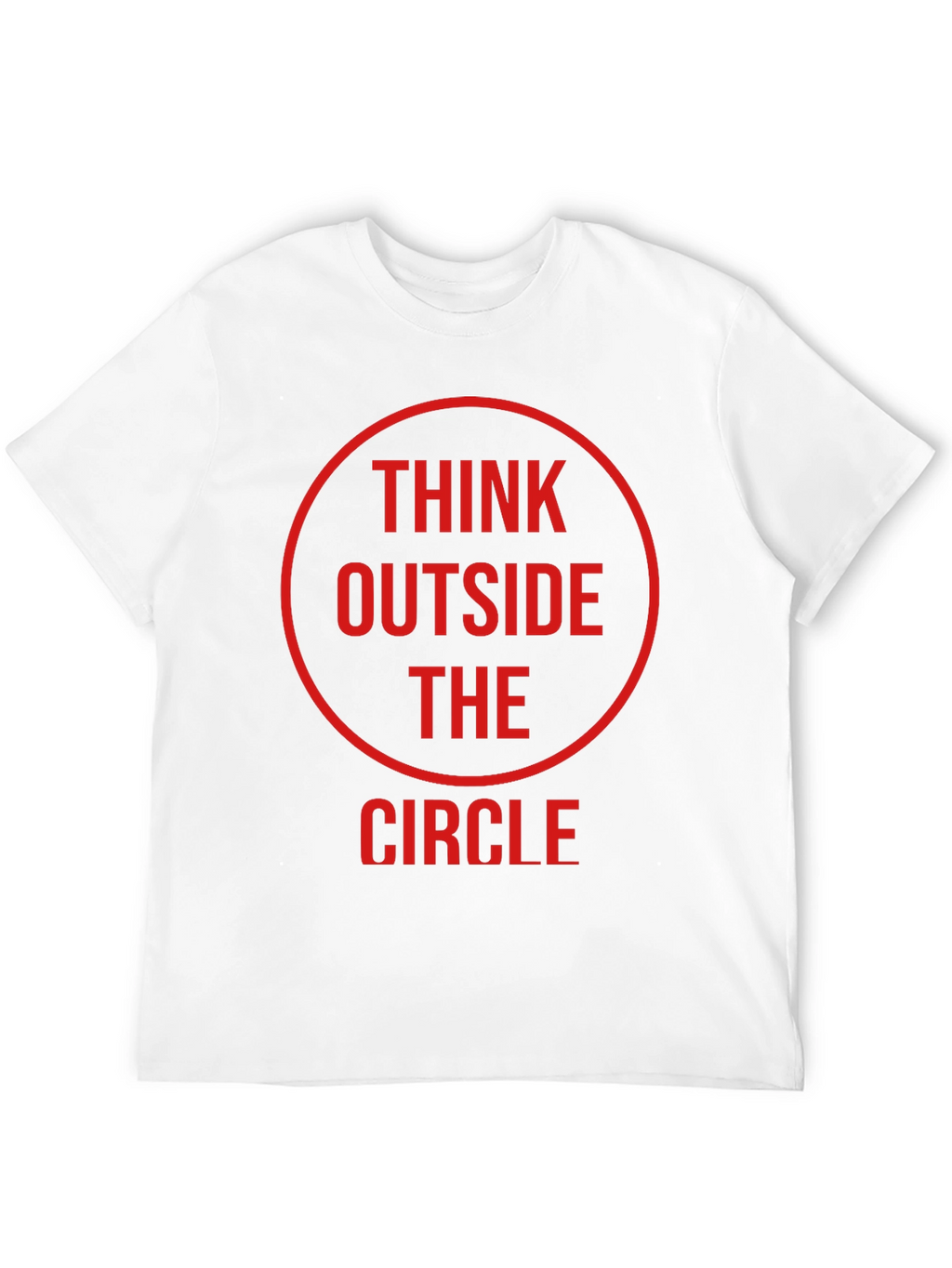 Think Outside the Circle Graphic T-Shirt
