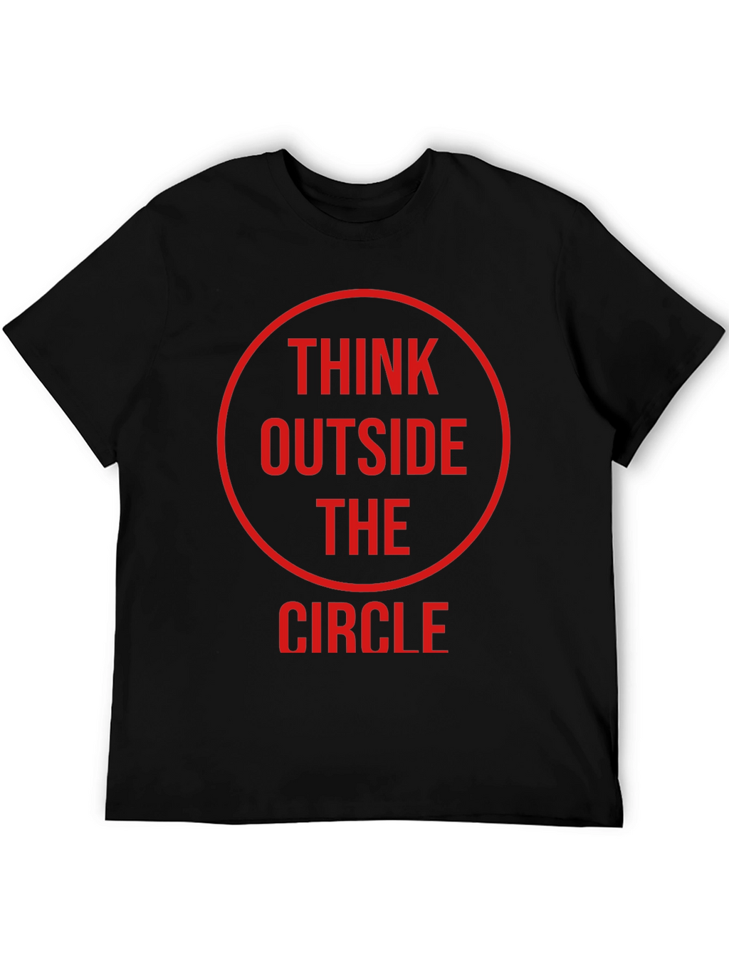 Think Outside the Circle Graphic T-Shirt
