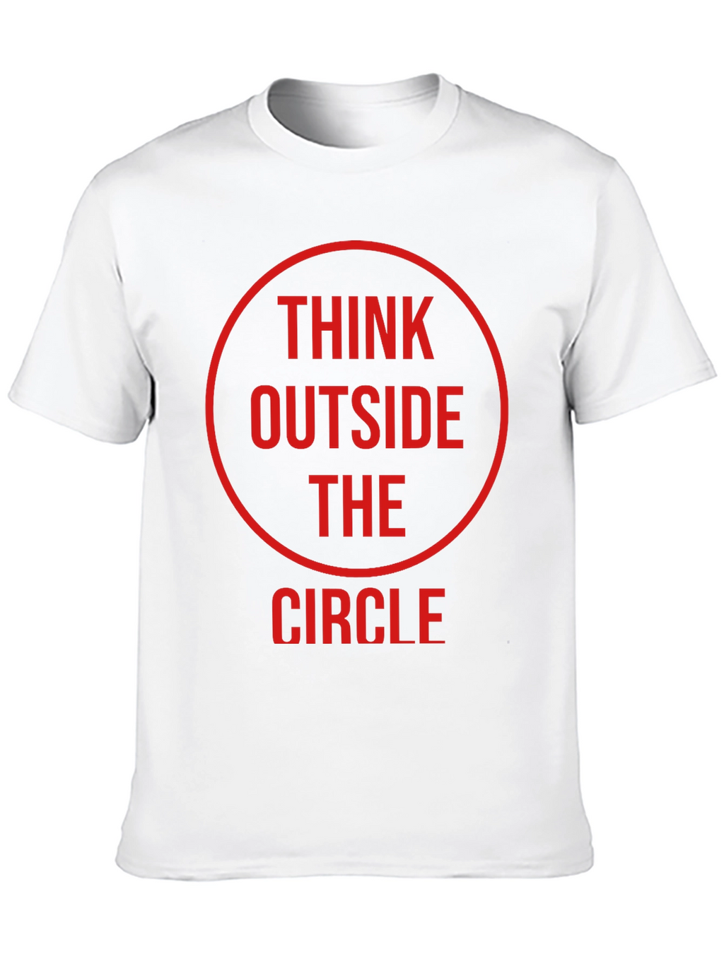 Think Outside the Circle Graphic T-Shirt