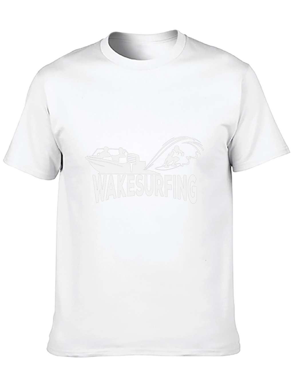 Wake Surfing Graphic Print T-Shirt
