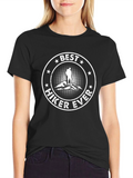 Best Hiker Ever T-Shirt - Mountain Hiking Apparel