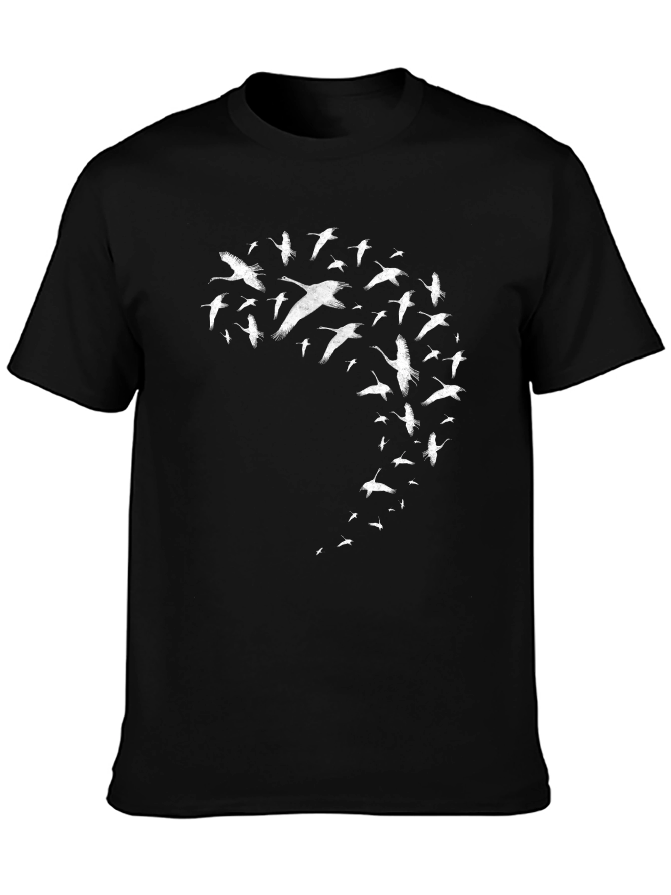 Flock of Birds Graphic Tee - Black