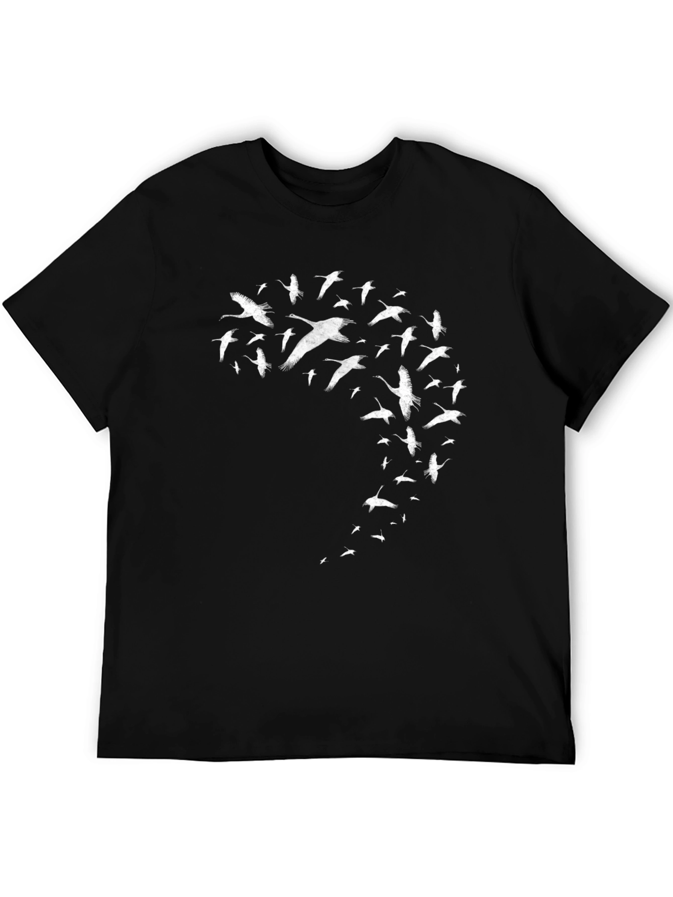 Flock of Birds Graphic Tee - Black