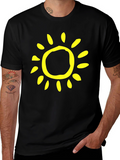 Sunny Day Black T-Shirt - Casual Style