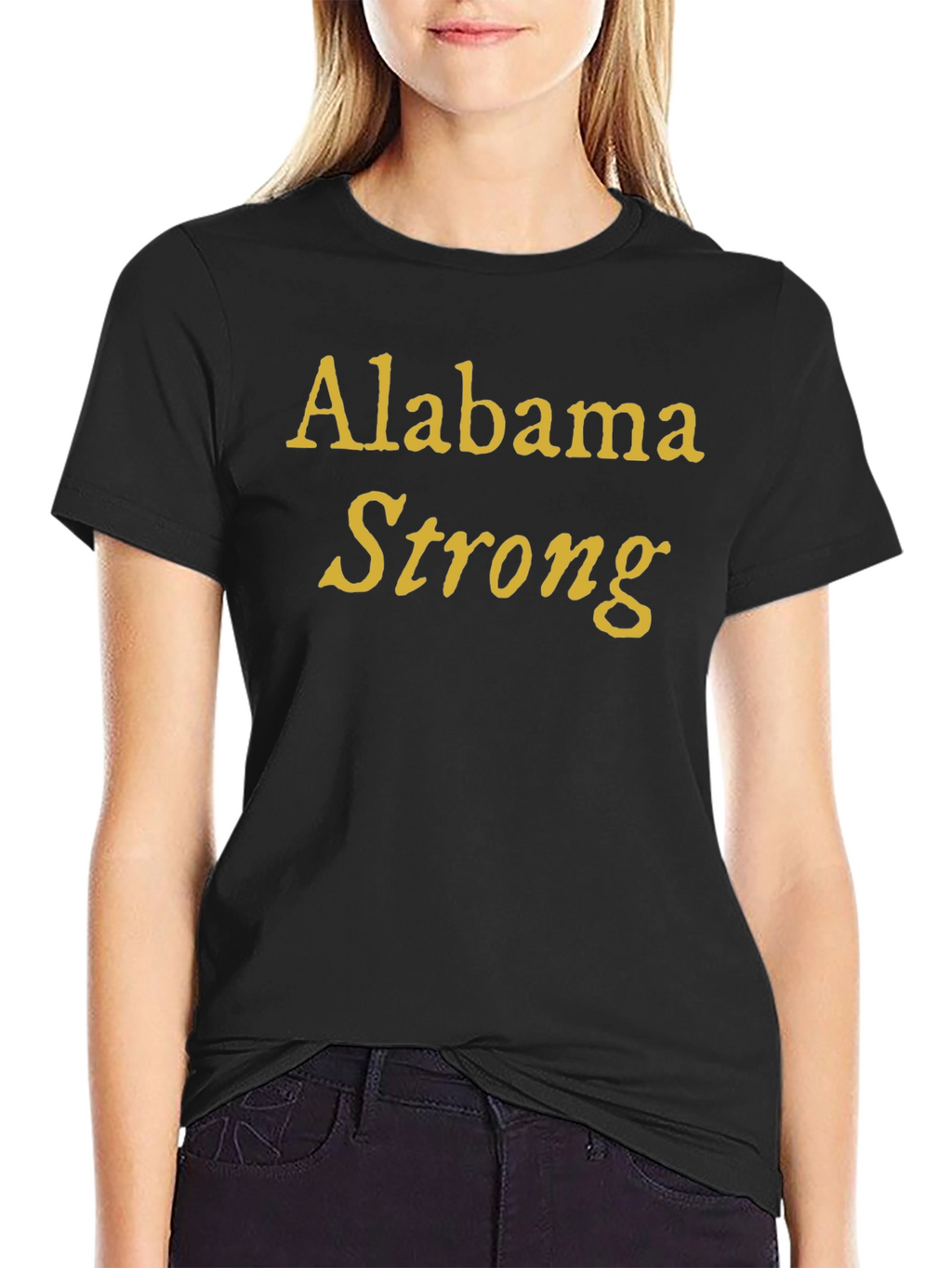 Alabama Strong Black T-Shirt