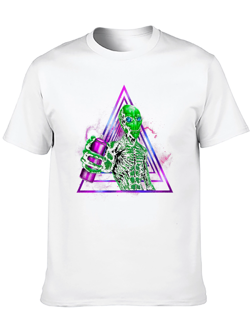 Alien Spray Paint Graphic Tee