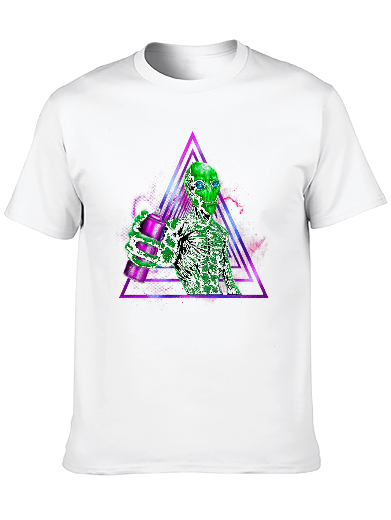 Alien Spray Paint Graphic Tee