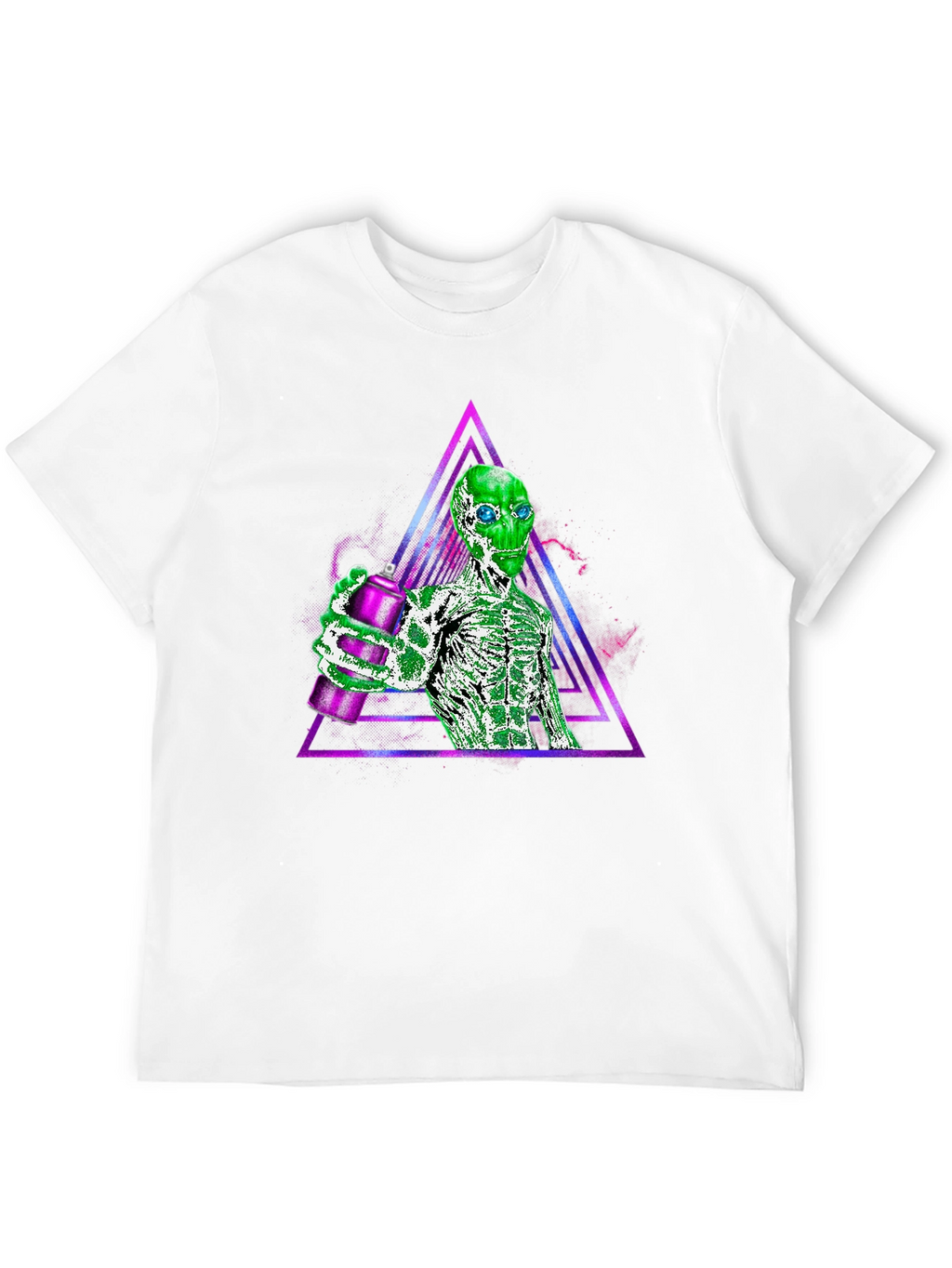 Alien Spray Paint Graphic Tee